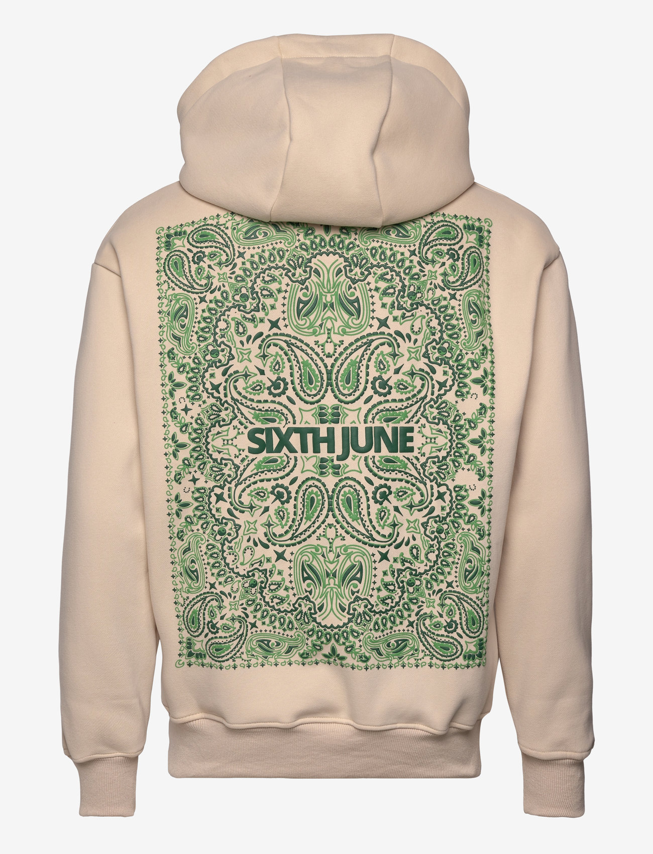 SIXTH JUNE - BANDANA PUFFPRINT HOODIE - hoodies - beige - 5