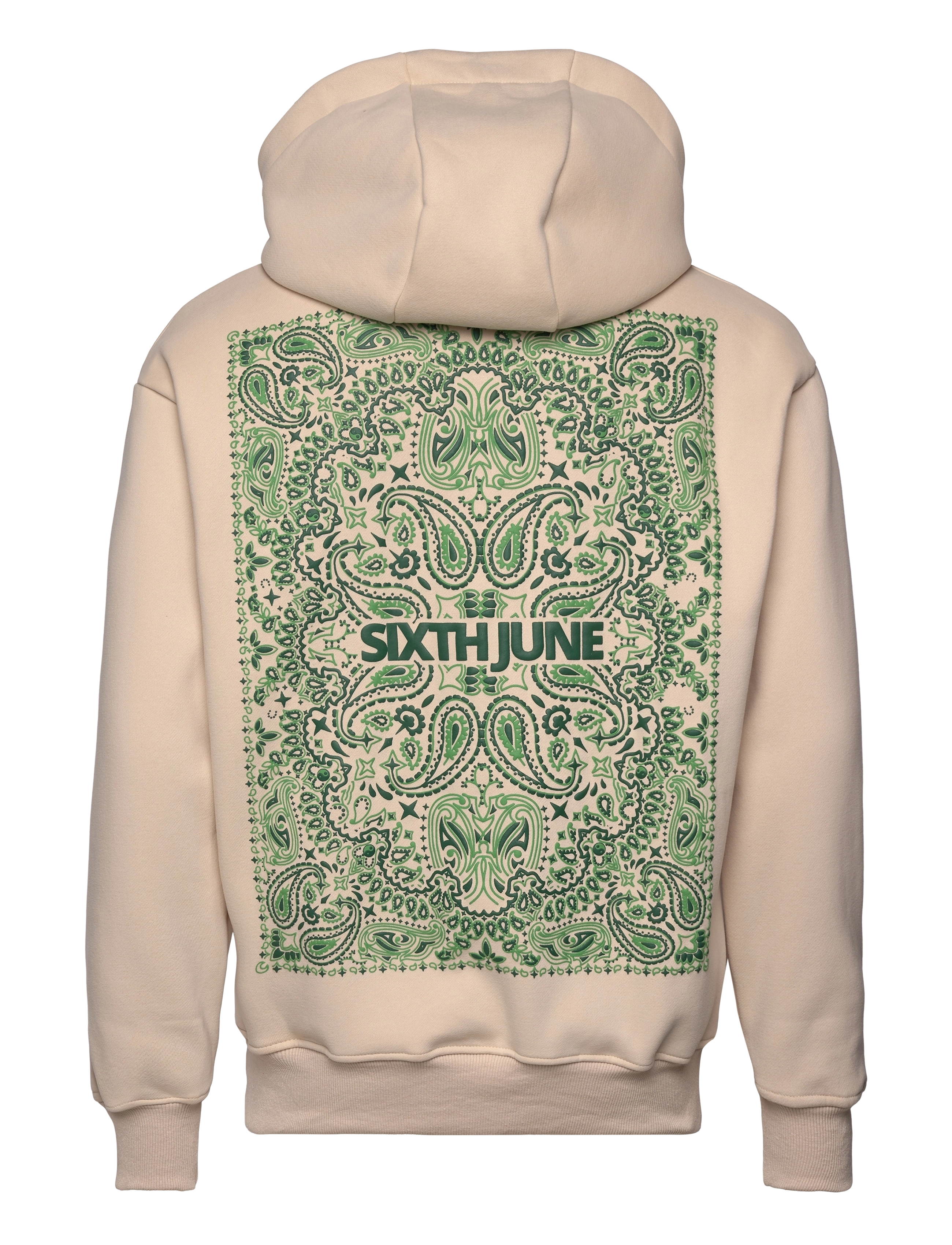 SIXTH JUNE - BANDANA PUFFPRINT HOODIE - sweats à capuche - beige - 5