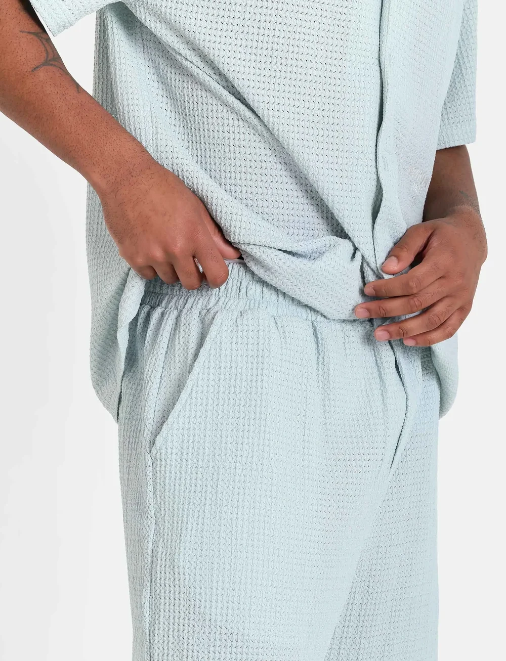 SIXTH JUNE - CROCHET SHORTS - casual shorts - light blue - 5