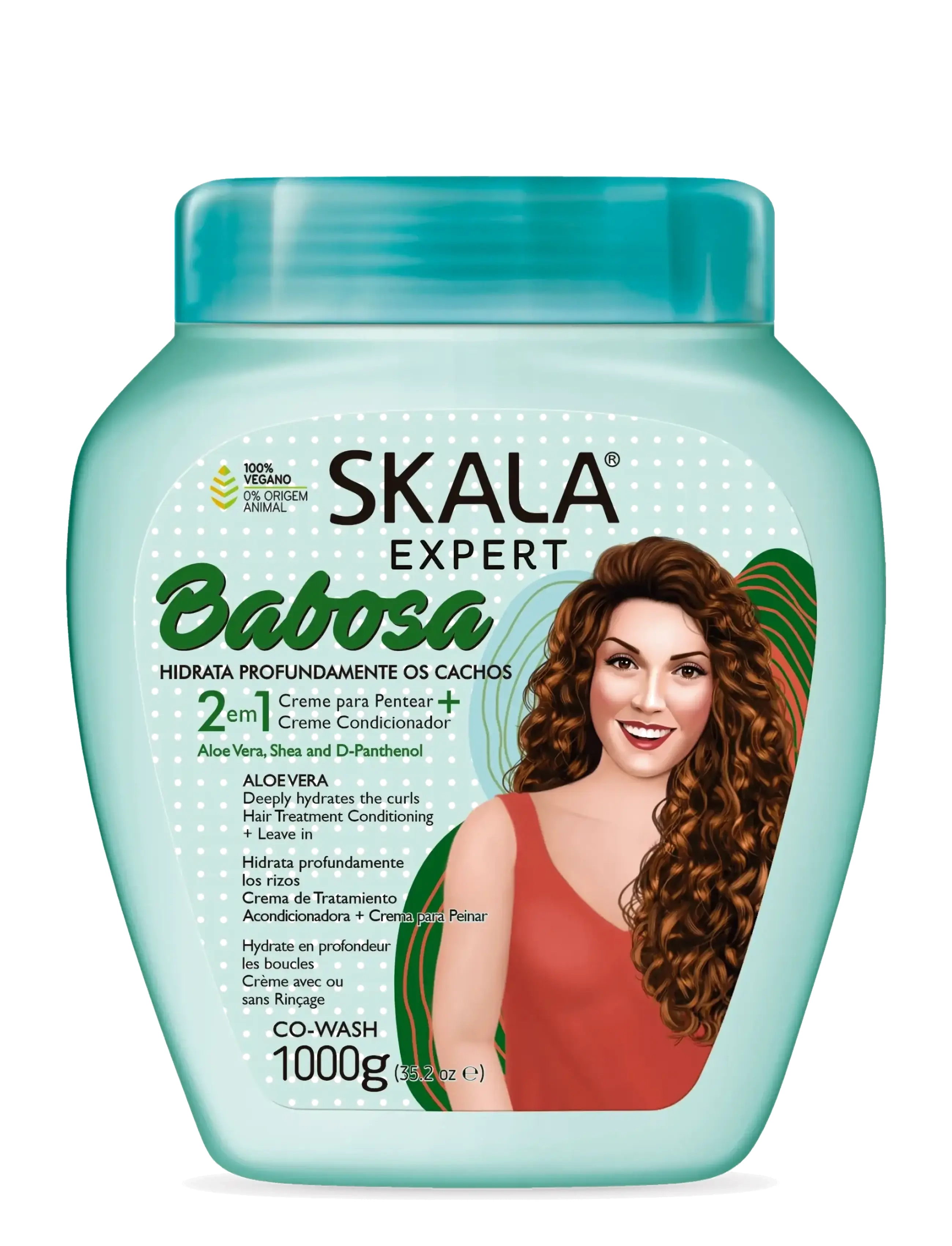 Skala Babosa Aloe Vera Treatment 2-in-1 - Hårprodukter - TURQUOISE / clear
