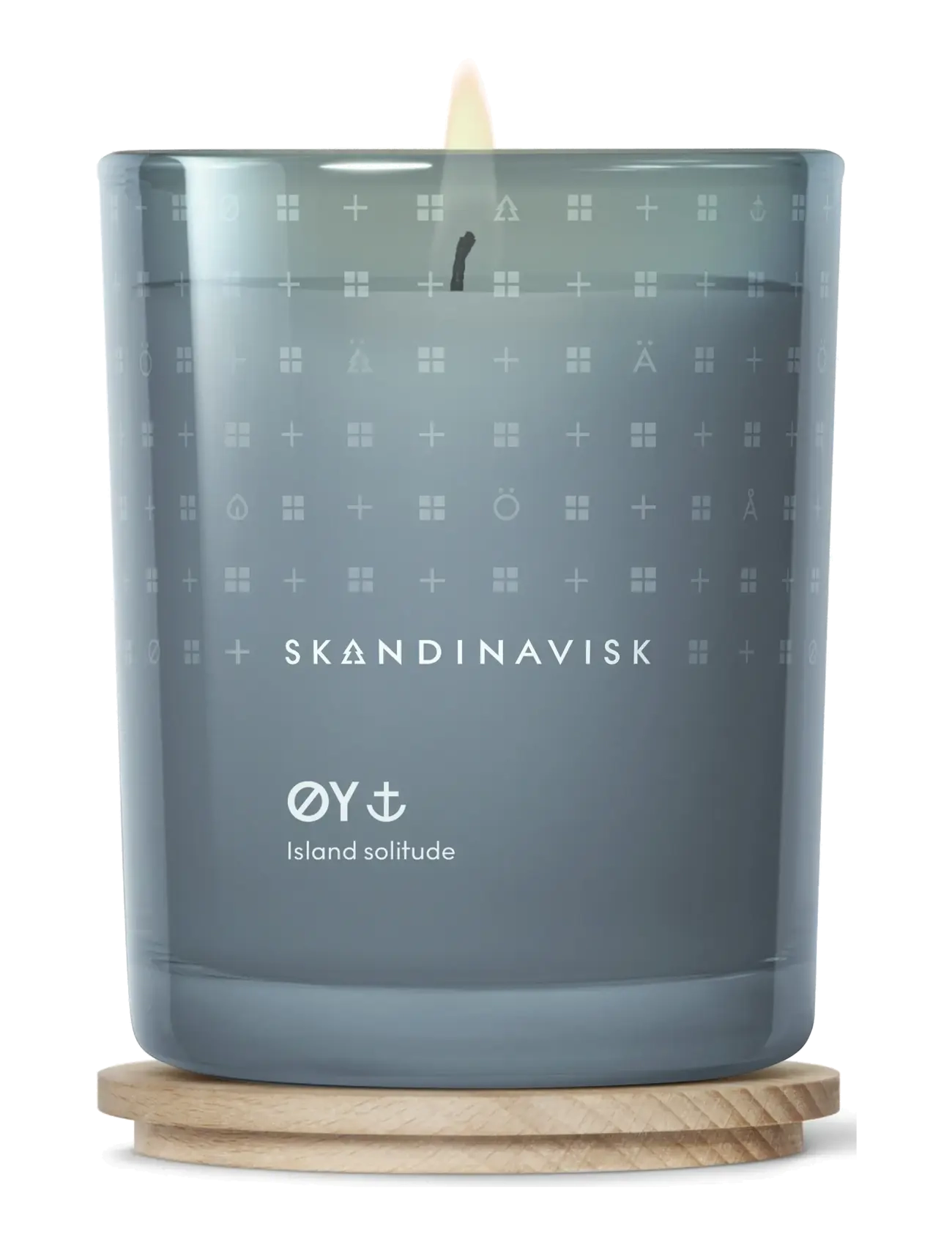 Skandinavisk ØY Scented Candle 65g - Doftljus - POWDER BLUE / blue