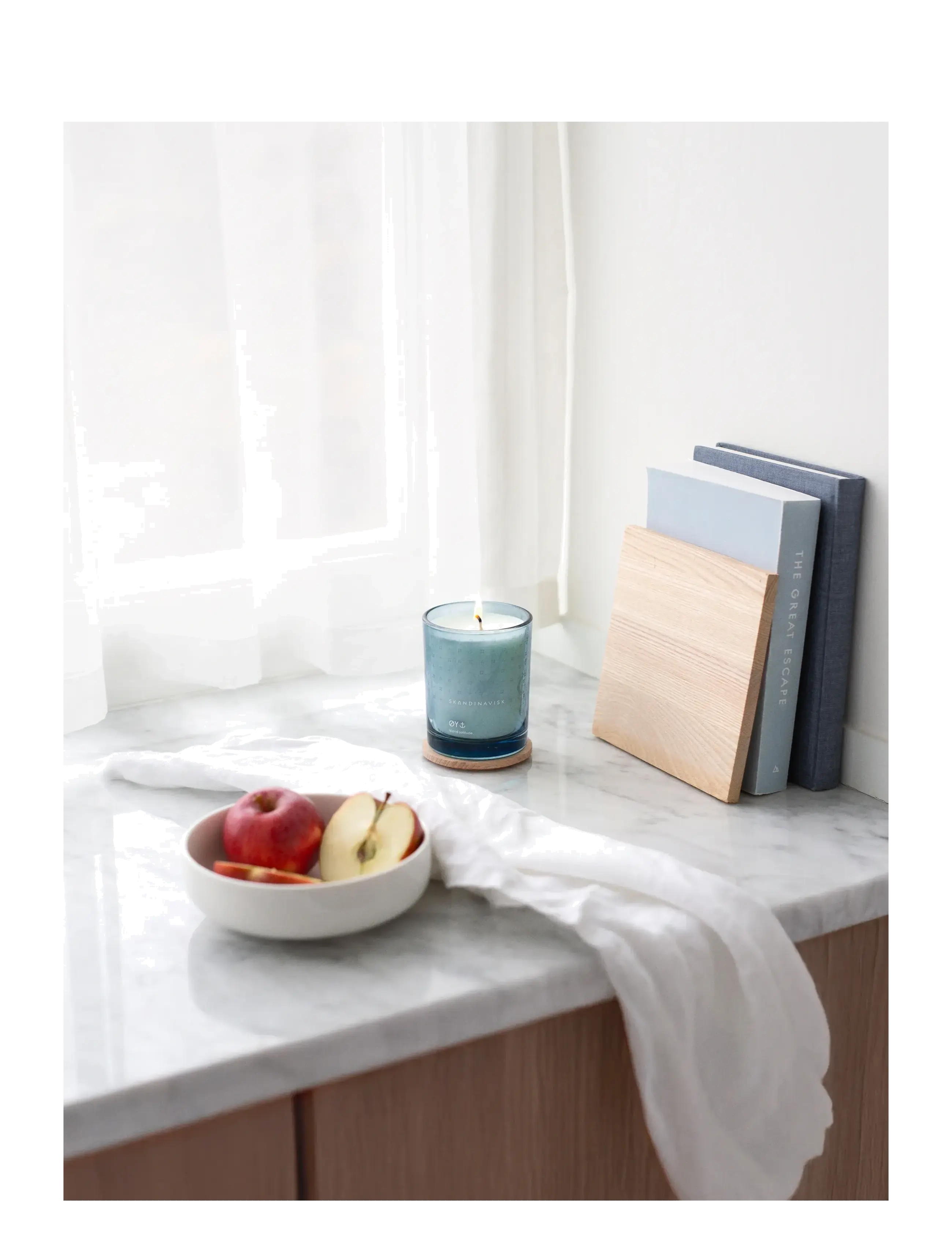 Skandinavisk - ØY Scented Candle 200g - mellem 200-500 kr - powder blue - 4
