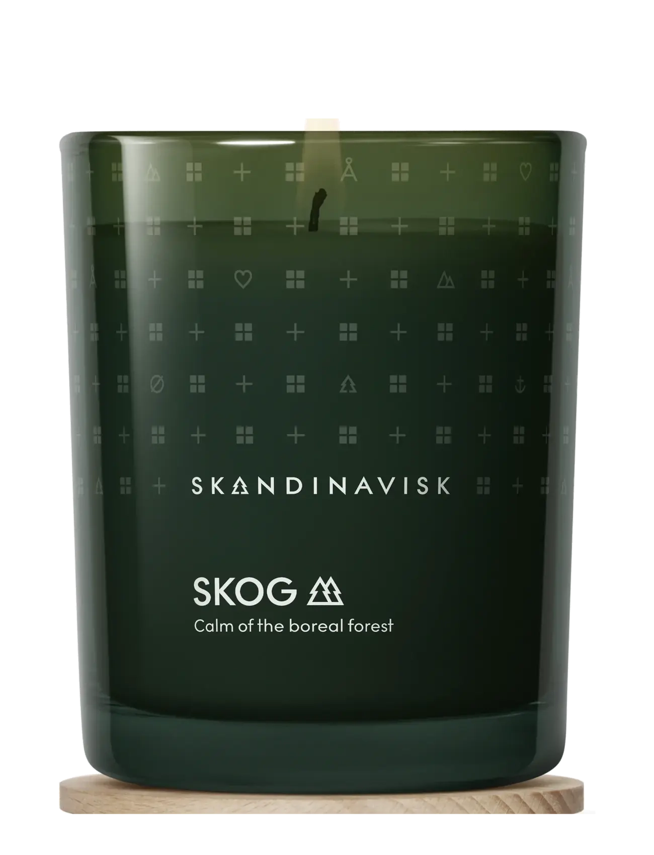 Skandinavisk Skog Scented Candle 200G, Scented Candles, Grøn, Str: 200 g