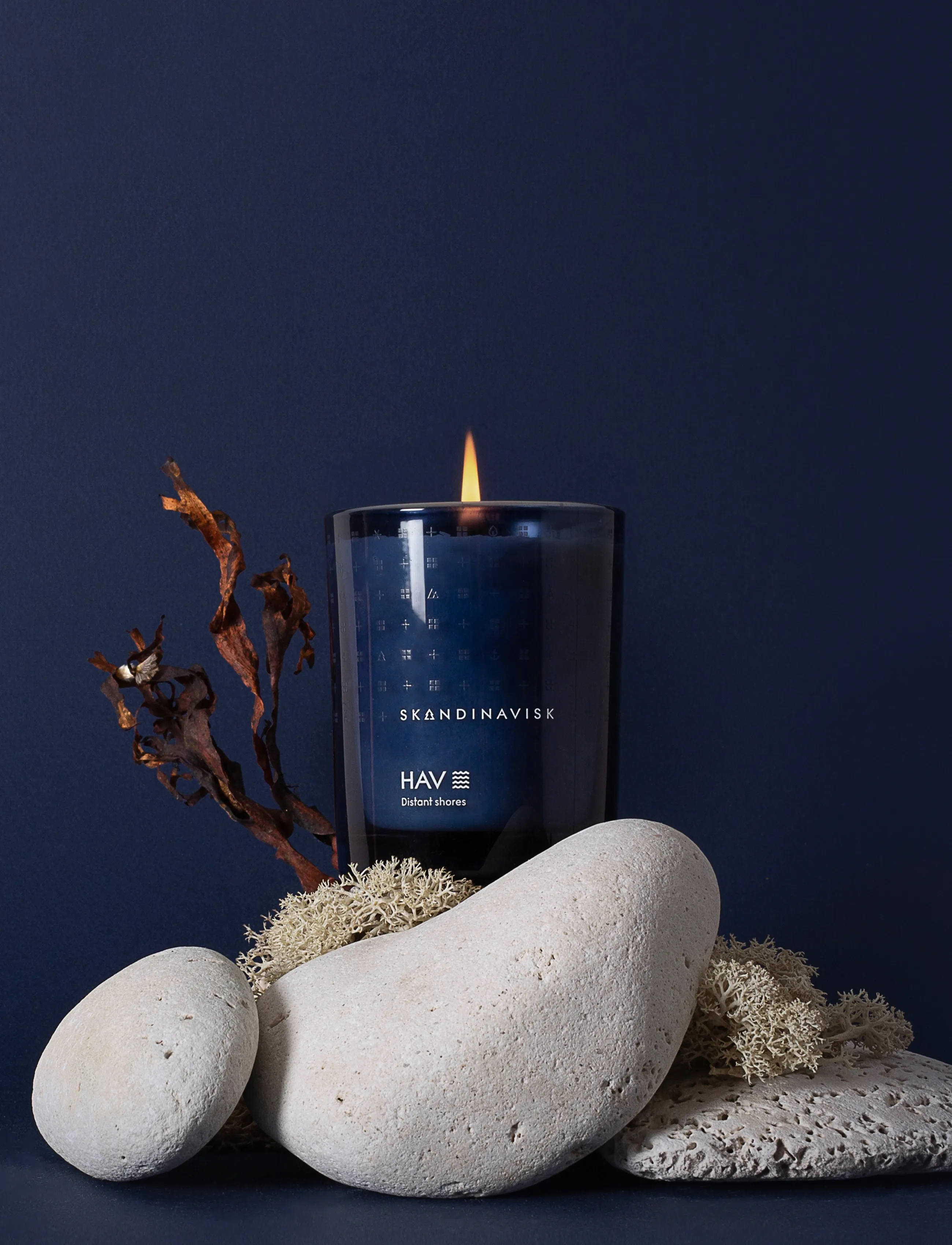 Skandinavisk Hav Scented Candle 200G, 200 g, Blue, Hjem > Duftlys, Dame