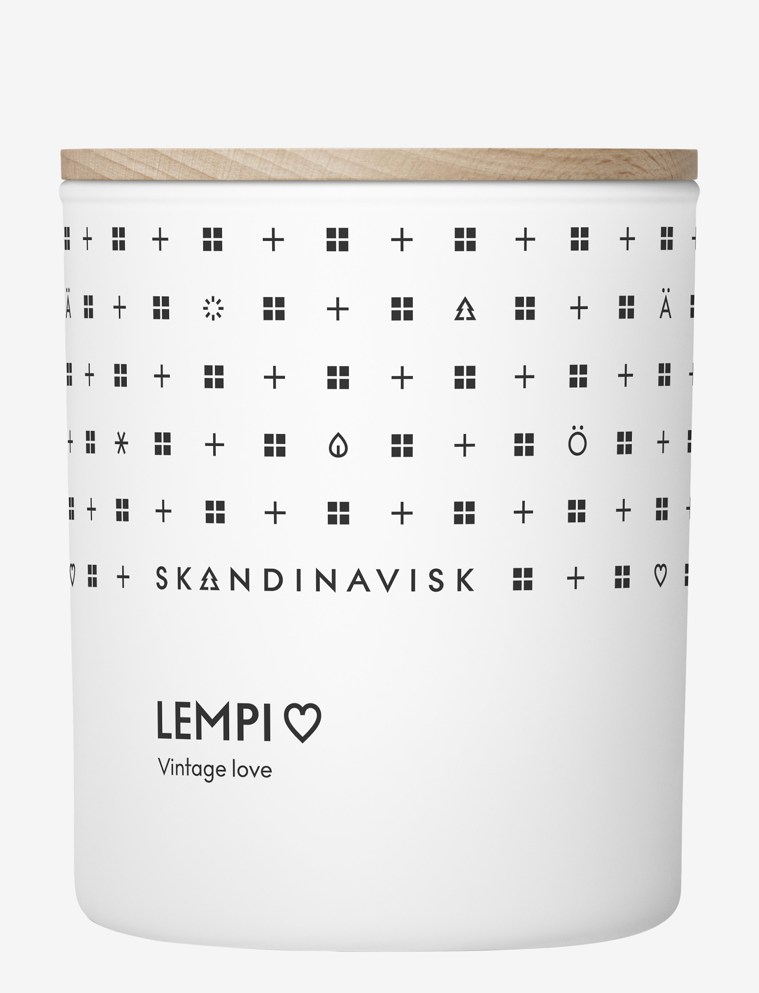 Skandinavisk LEMPI Scented Candle 200g - Parfüüm - WHITE / clear