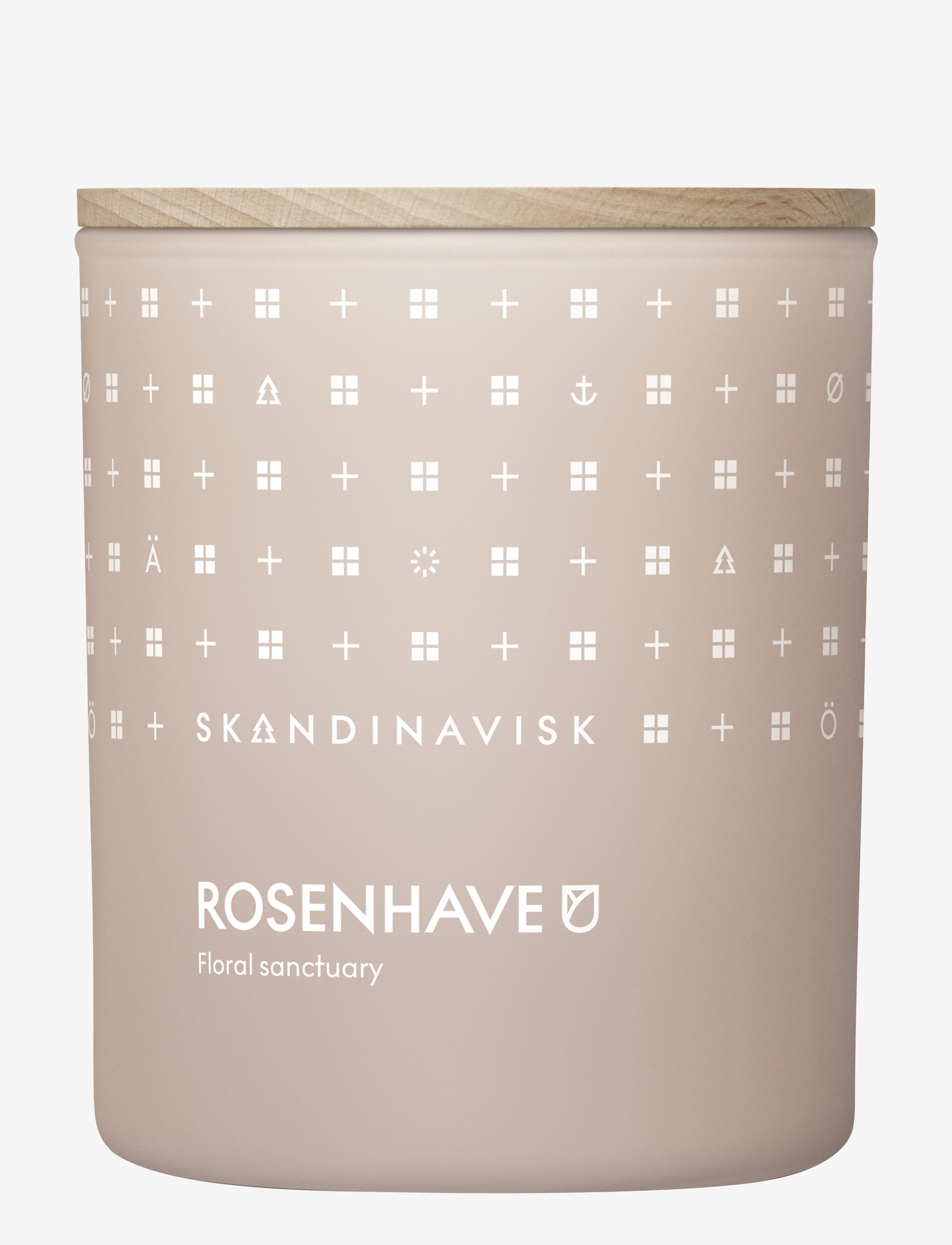 Skandinavisk ROSENHAVE Scented Candle 200g - Skandinavisk - POWDER PINK / clear