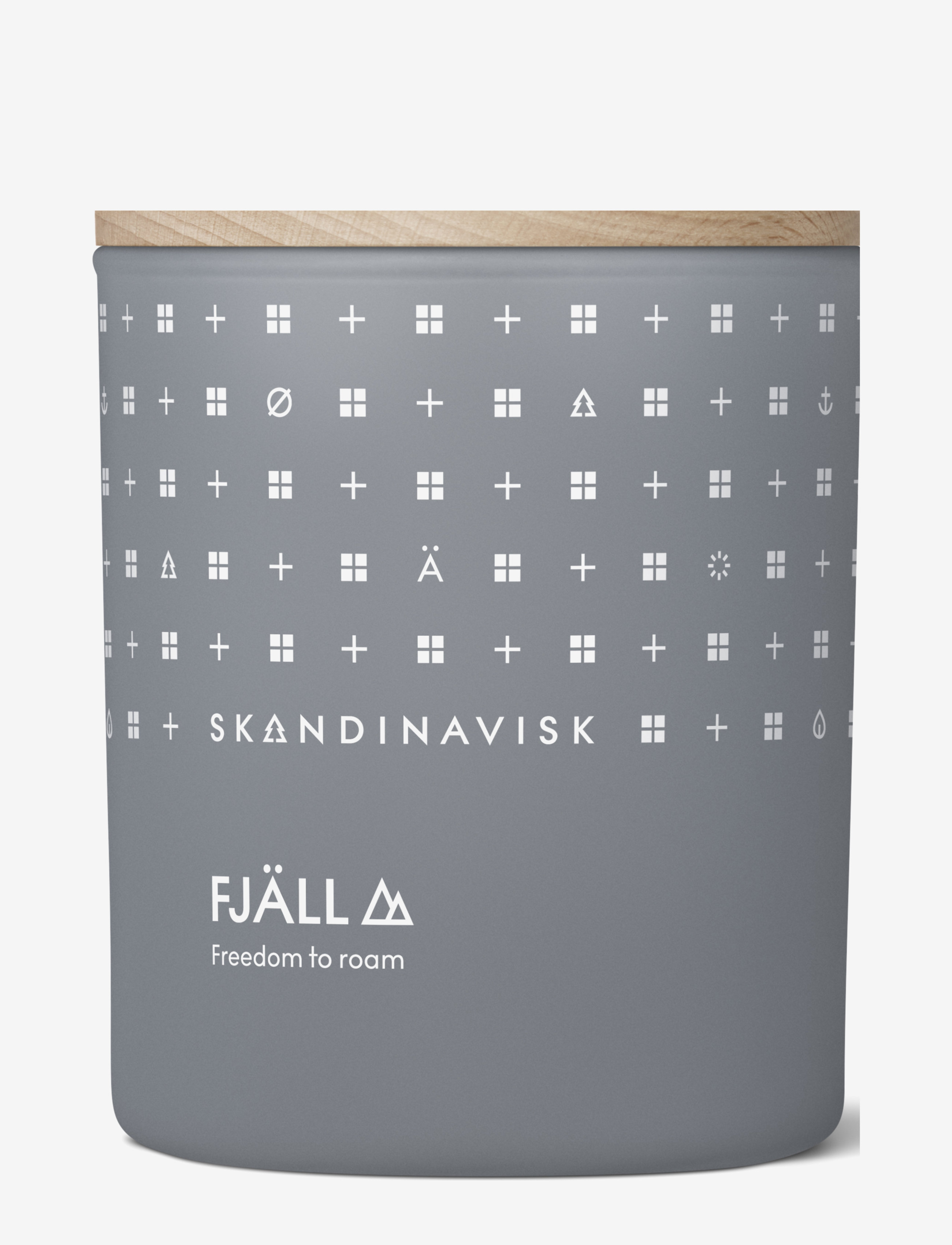 Skandinavisk Fjäll Scented Candle 200G, Scented Candles, Grå, Str: 200 gr