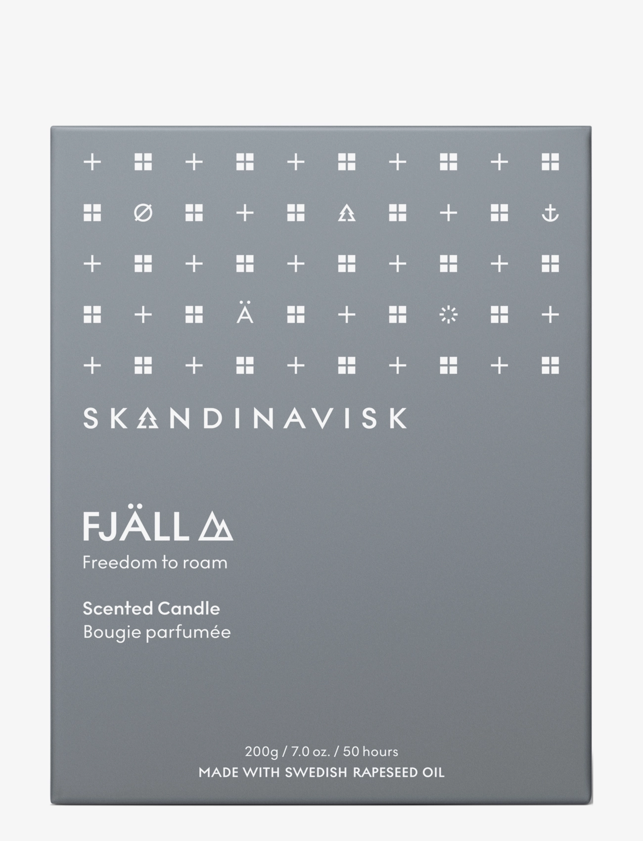 Skandinavisk - FJÄLL Scented Candle 200g - mellem 200-500 kr - dark grey - 4
