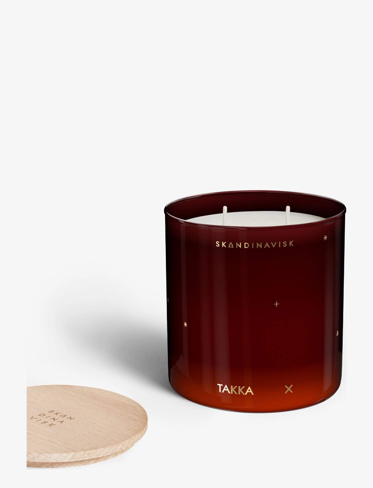 Skandinavisk TAKKA Seasonal Scented Candle 400g - Alla 20 € - BURNT ORGANE / white