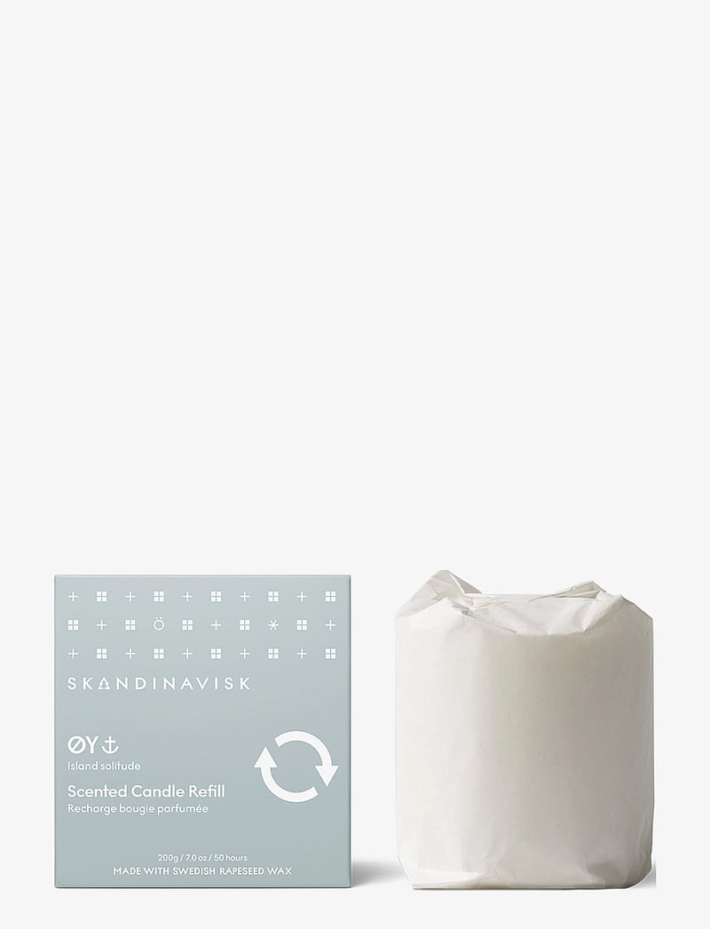Skandinavisk - ØY Refill Scented Candle 200g - above 500kr - poweder blue - 2