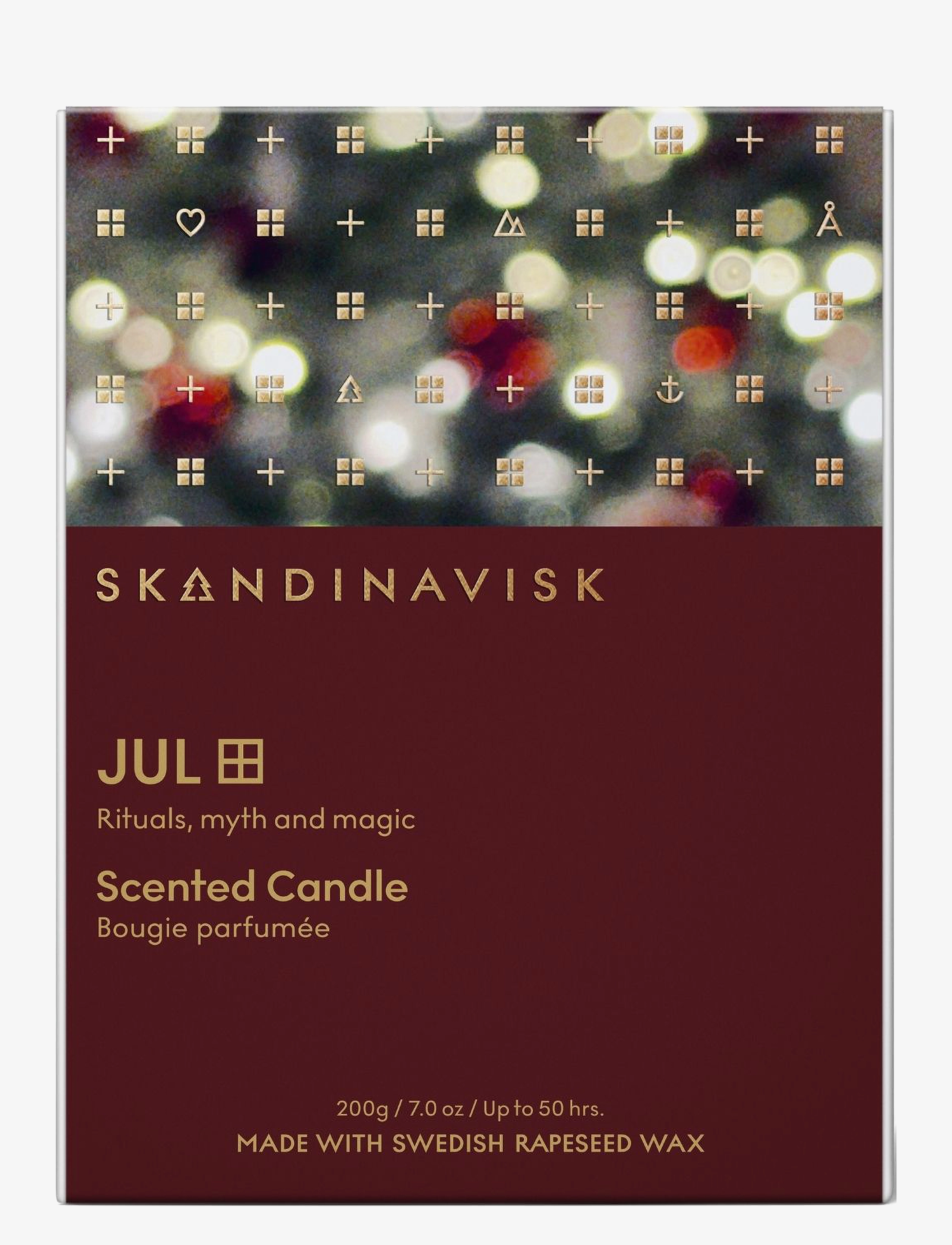 Skandinavisk - JUL Special Edition Scented Candle 200g - mellem 200-500 kr - merlot red - 3