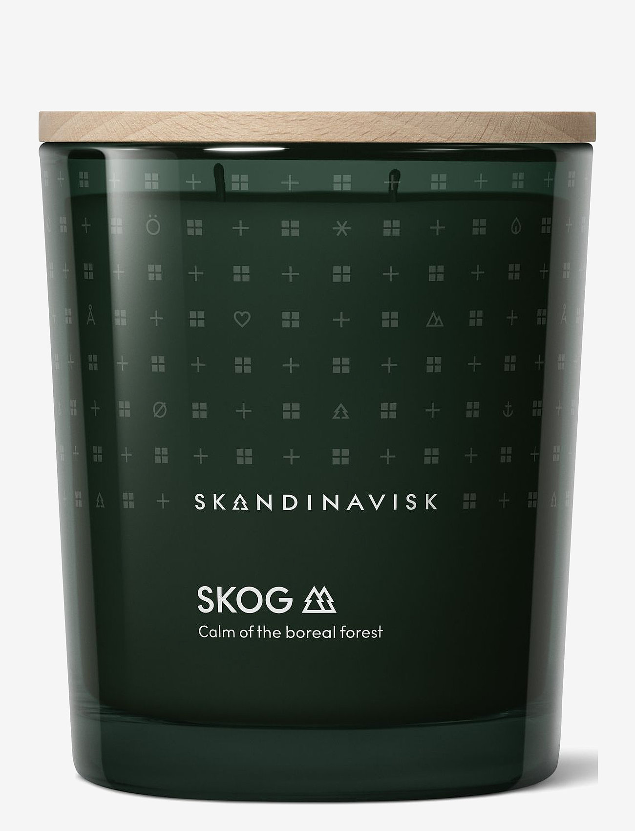 Skandinavisk - SKOG 2-wick Scented Candle 350g - above 500kr - forest green - 2