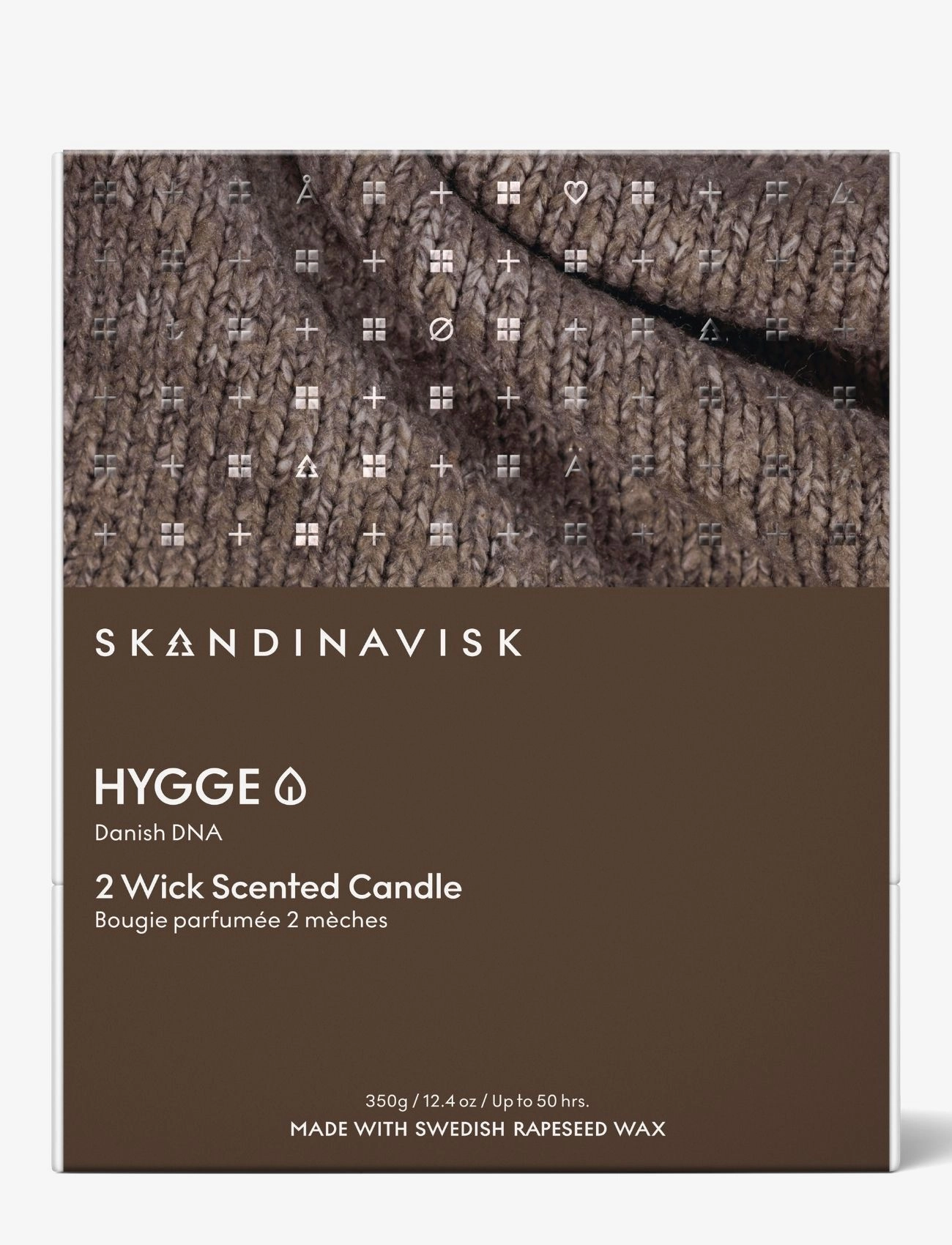 Skandinavisk - HYGGE 2-wick Scented Candle 350g - above 500kr - camel brown - 3