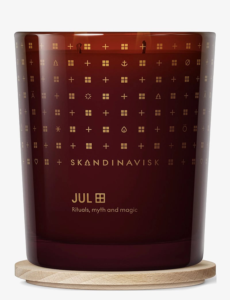Skandinavisk - JUL Special Edition 2-wick Scented Candle 350g - above 500kr - merlot red - 1