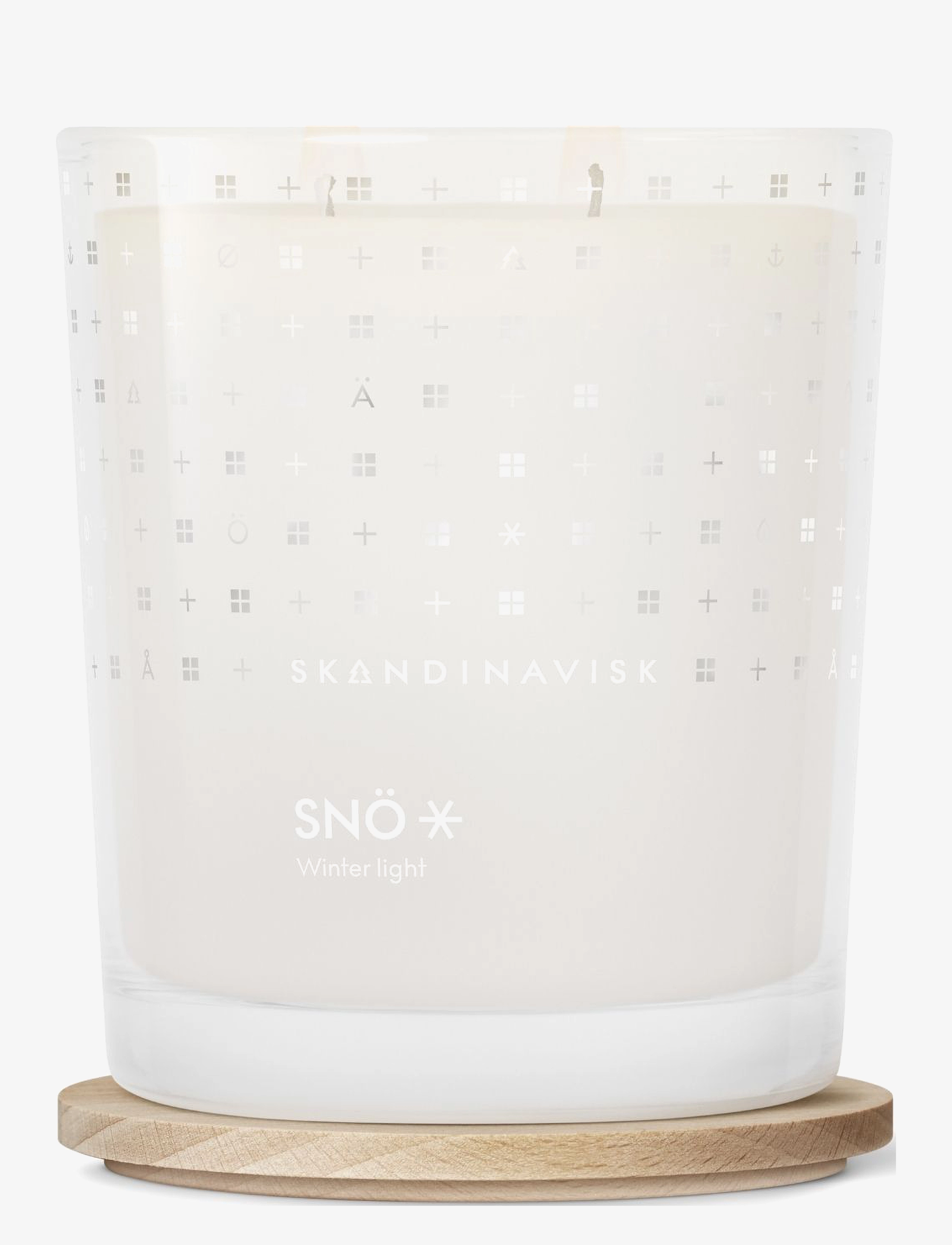 Skandinavisk SNÖ Special Edition 2-wick Scented Candle 350g - Skandinavisk - WHITE / white
