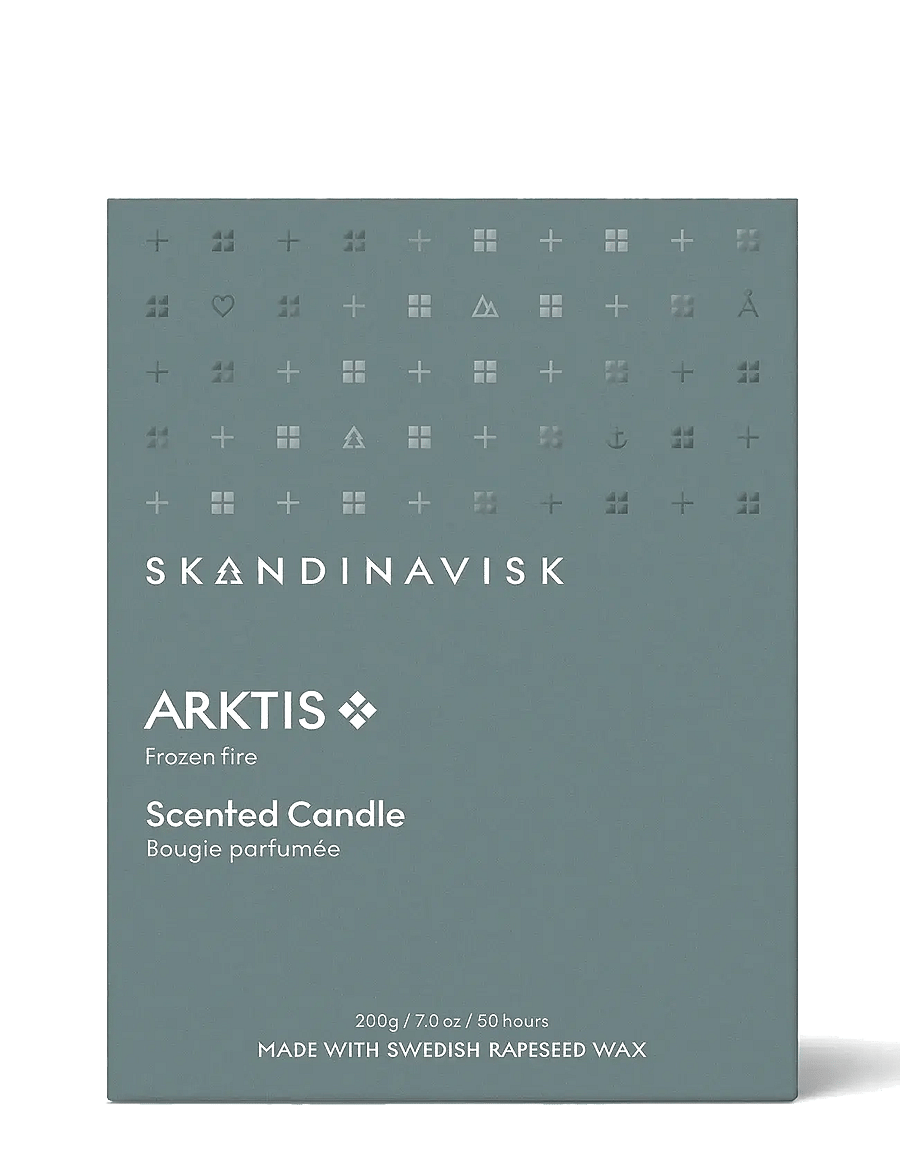 Skandinavisk - ARKTIS Scented Candle 200g - above 500kr - icy blue - 3