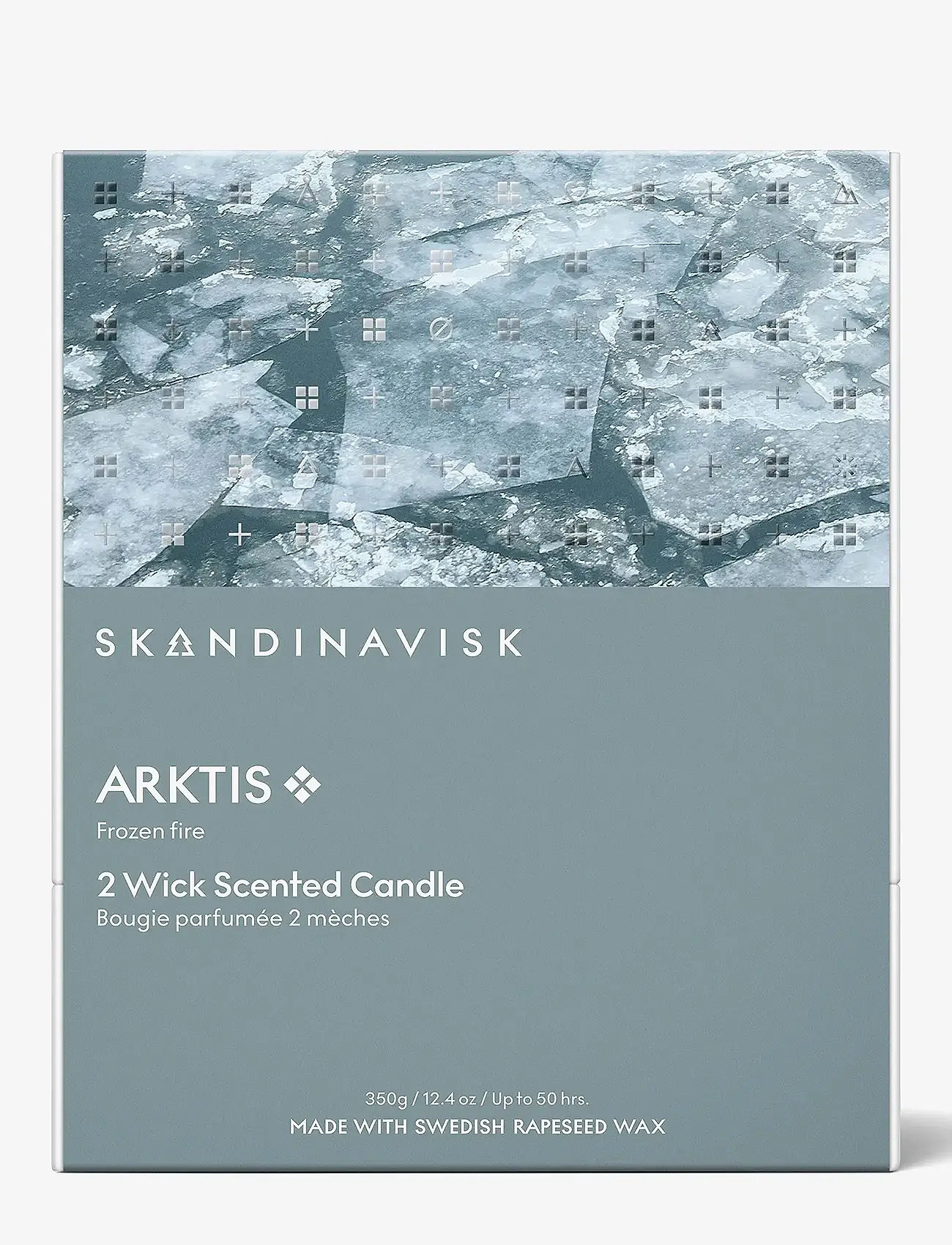 Skandinavisk - ARKTIS 2-wick Scented Candle 350g - mellem 200-500 kr - icy blue - 3