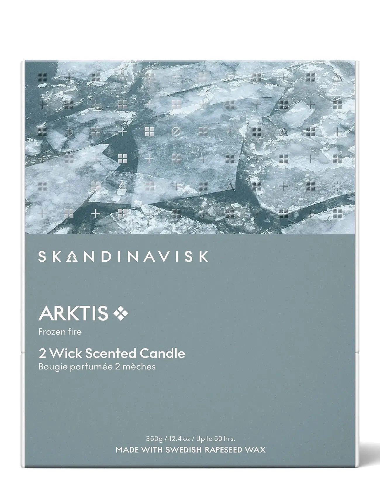Skandinavisk - ARKTIS 2-wick Scented Candle 350g - icy blue - 3