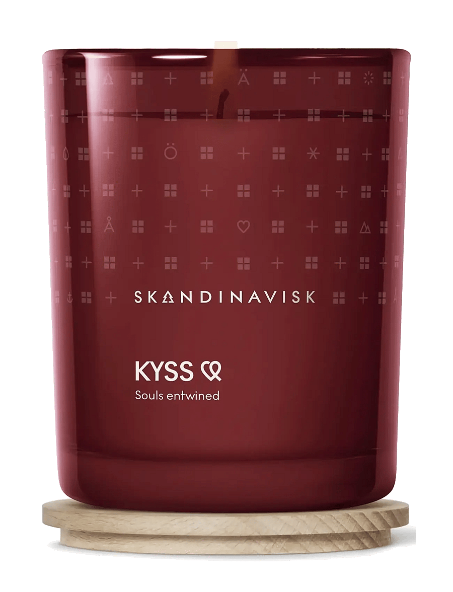 Skandinavisk - KYSS Scented Candle 200g - above 500kr - warm love red - 1