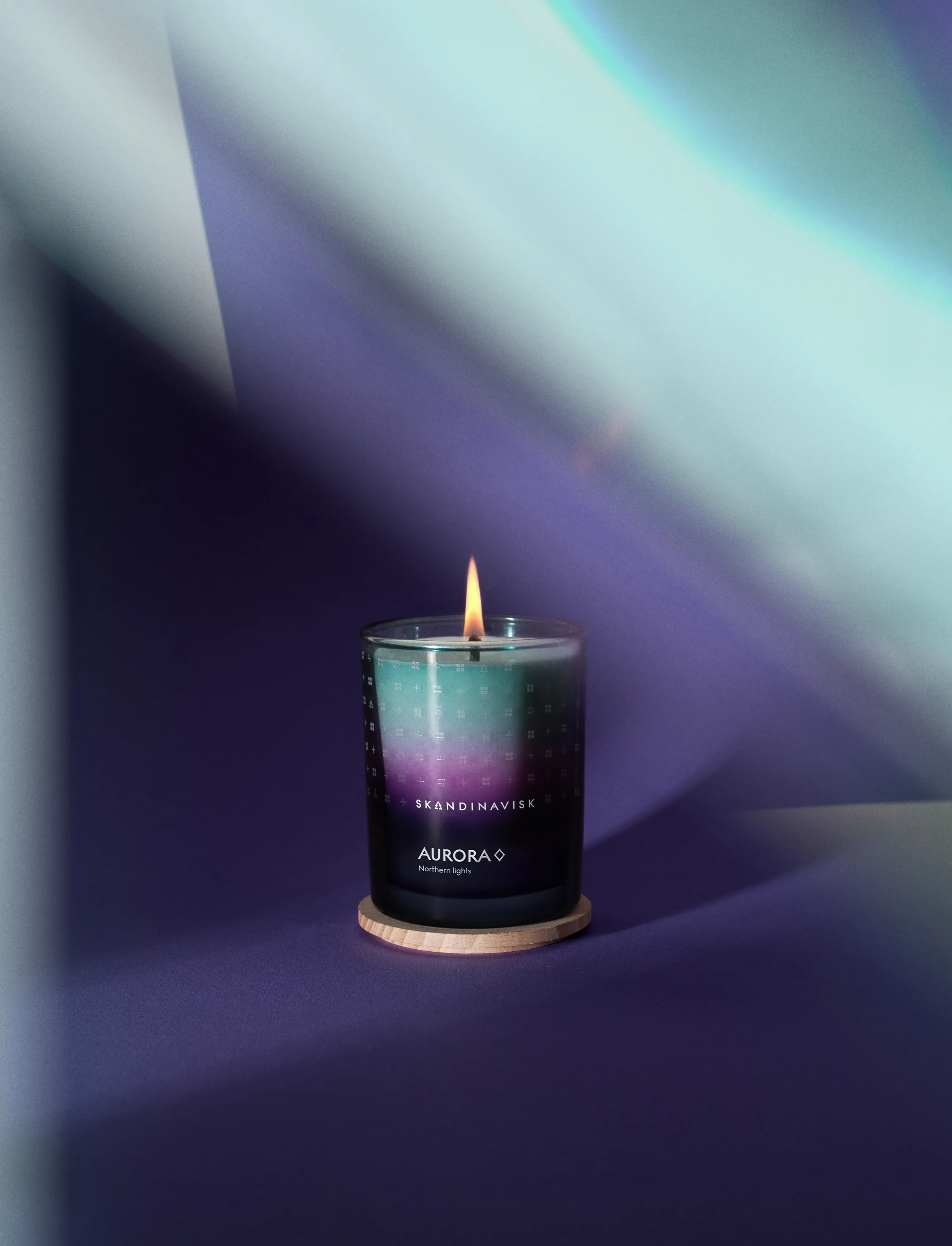Skandinavisk Aurora Scented Candle, 200 G, Purple, Hjem > Duftlys, Dame
