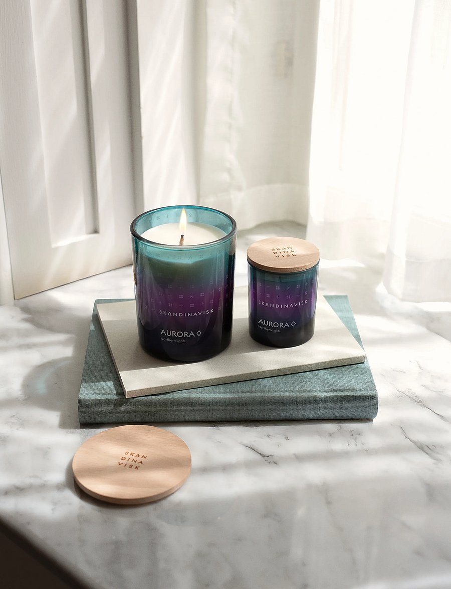 Skandinavisk - AURORA Scented Candle - above 500kr - aurora blue sky - 3