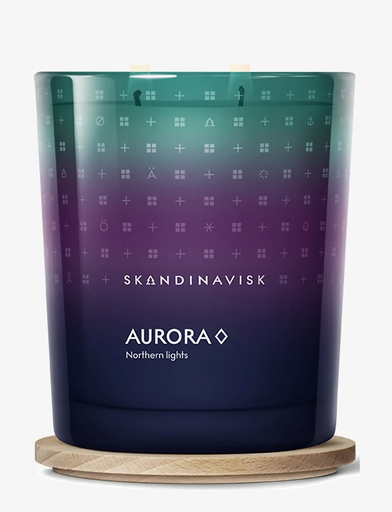 Skandinavisk - AURORA 2-wick Scented Candle 350g - mellem 200-500 kr - aurora blue sky - 1