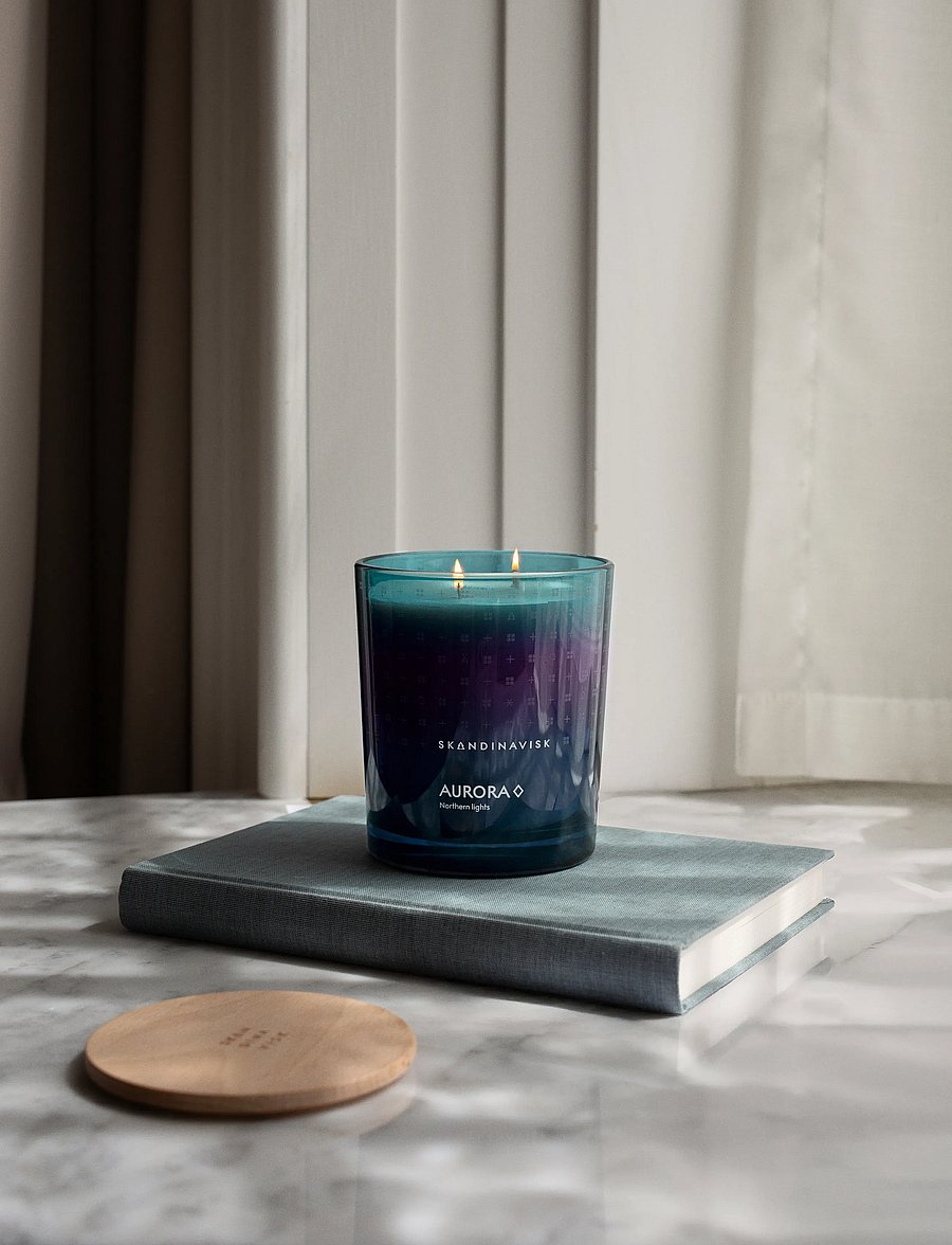 Skandinavisk - AURORA Scented Candle - above 500kr - aurora blue sky - 0