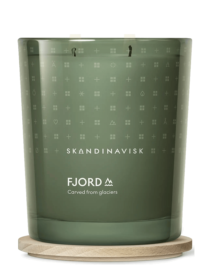 Skandinavisk - FJORD 2-wick Scented Candle 350g - above 500kr - fjord green - 1