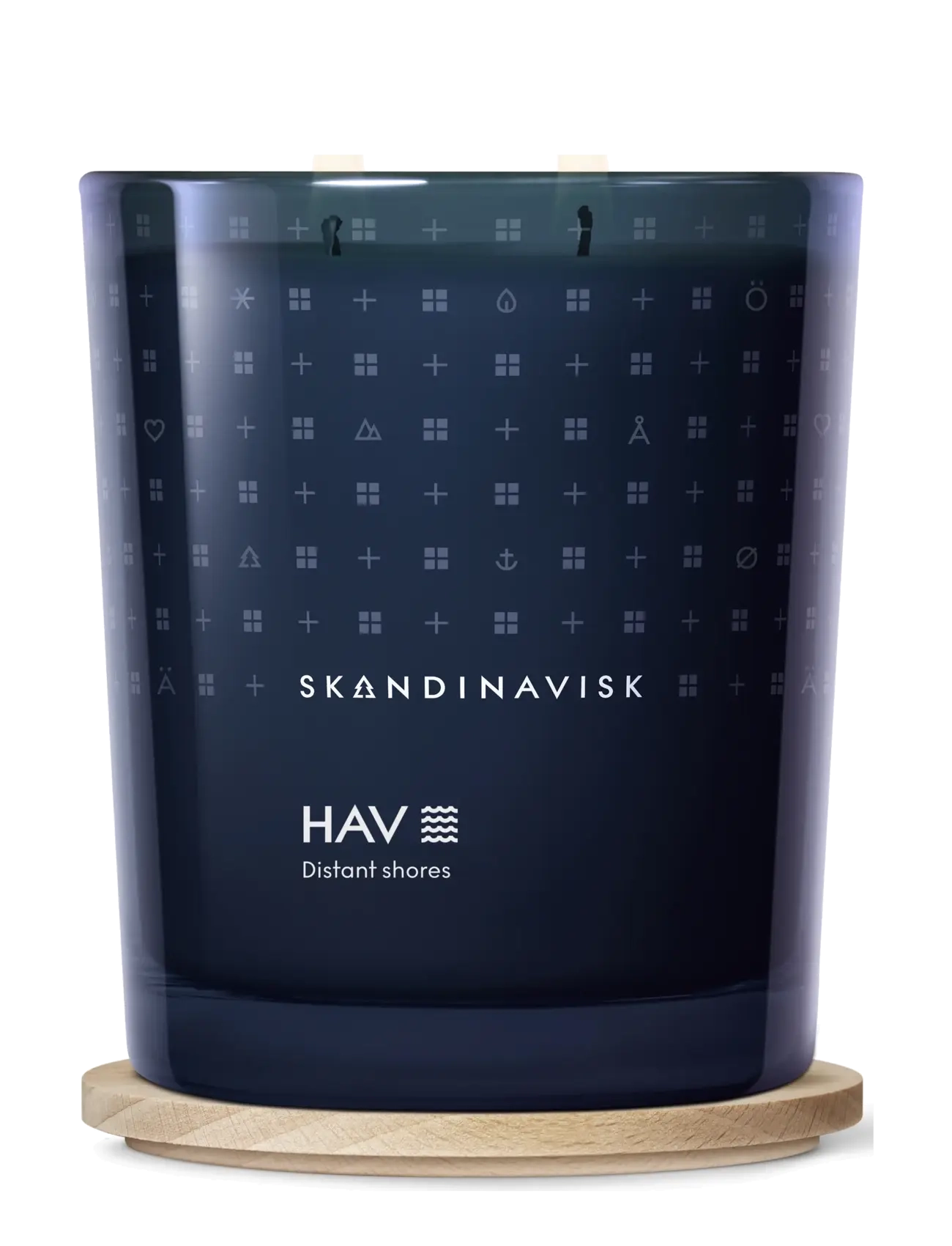 Skandinavisk HAV 2-wick Scented Candle 350g - Nyheder - DEEP BLUE / navy