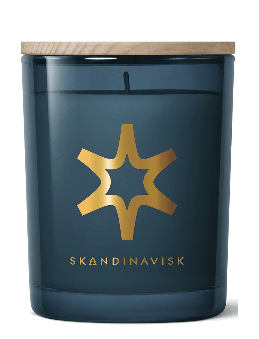 Skandinavisk - STJÄRNA Gold Symbol Scented Candle 200g - above 500kr - midnight blue - 1