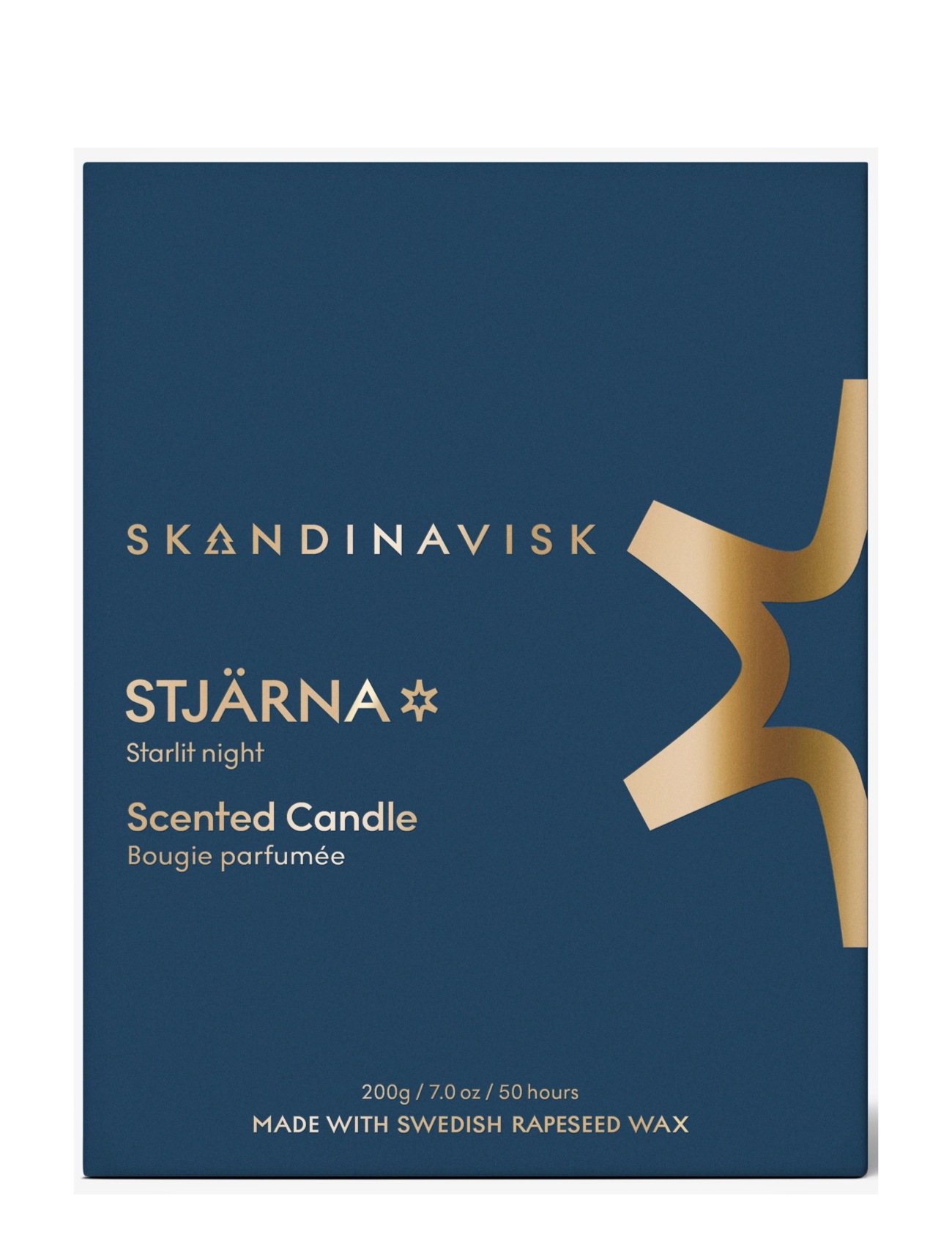 Skandinavisk - STJÄRNA Gold Symbol Scented Candle 200g - above 500kr - midnight blue - 2