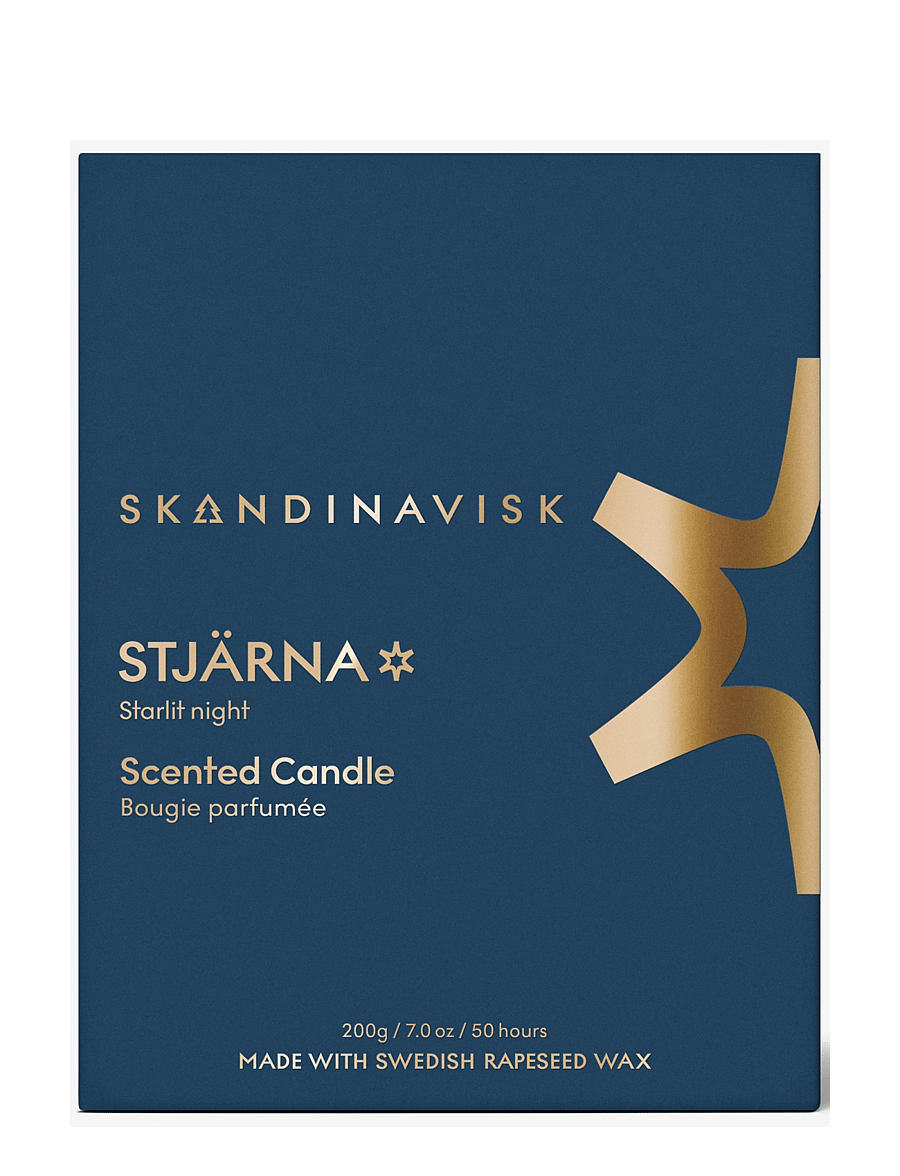 Skandinavisk - STJÄRNA Gold Symbol Scented Candle 200g - above 500kr - midnight blue - 2
