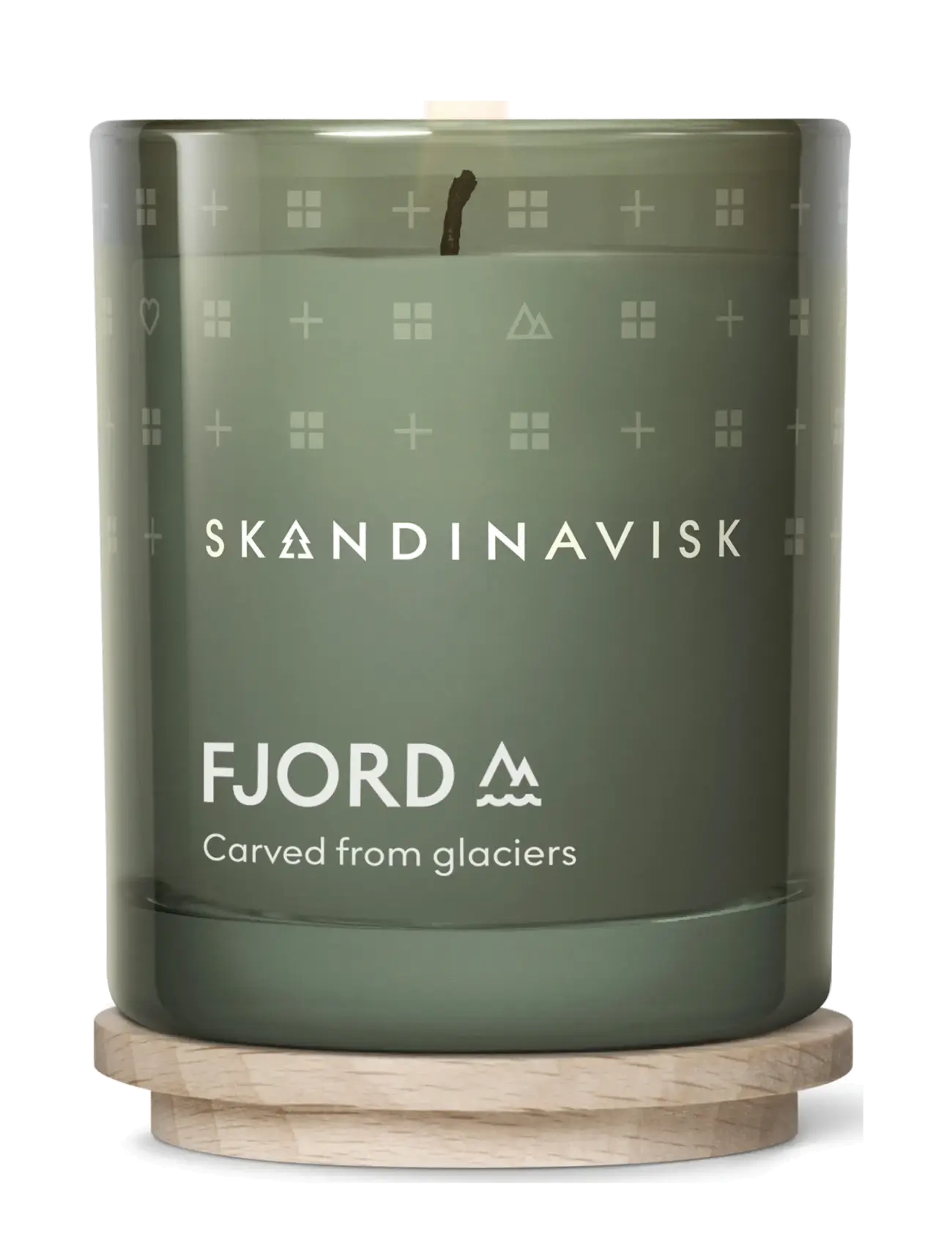 Skandinavisk Fjord Scented Candle 65G, Scented Candles, Grøn, Str: 65 g