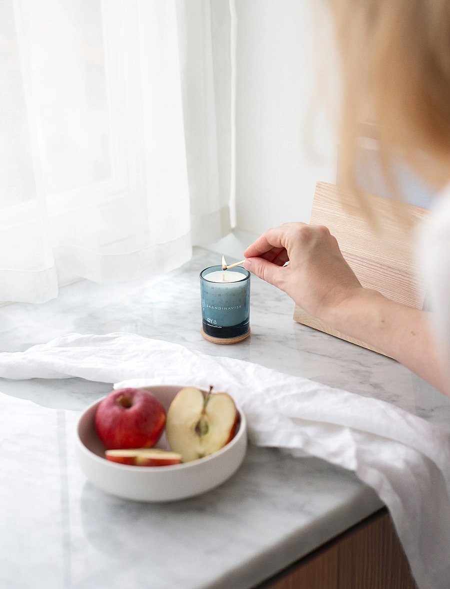 Skandinavisk - ØY Scented Candle 65g - above 500kr - powder blue - 0