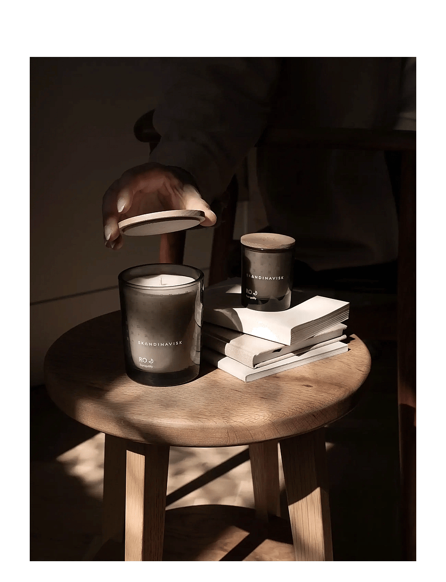 Skandinavisk - RO Scented Candle 65g - above 500kr - cool grey - 4