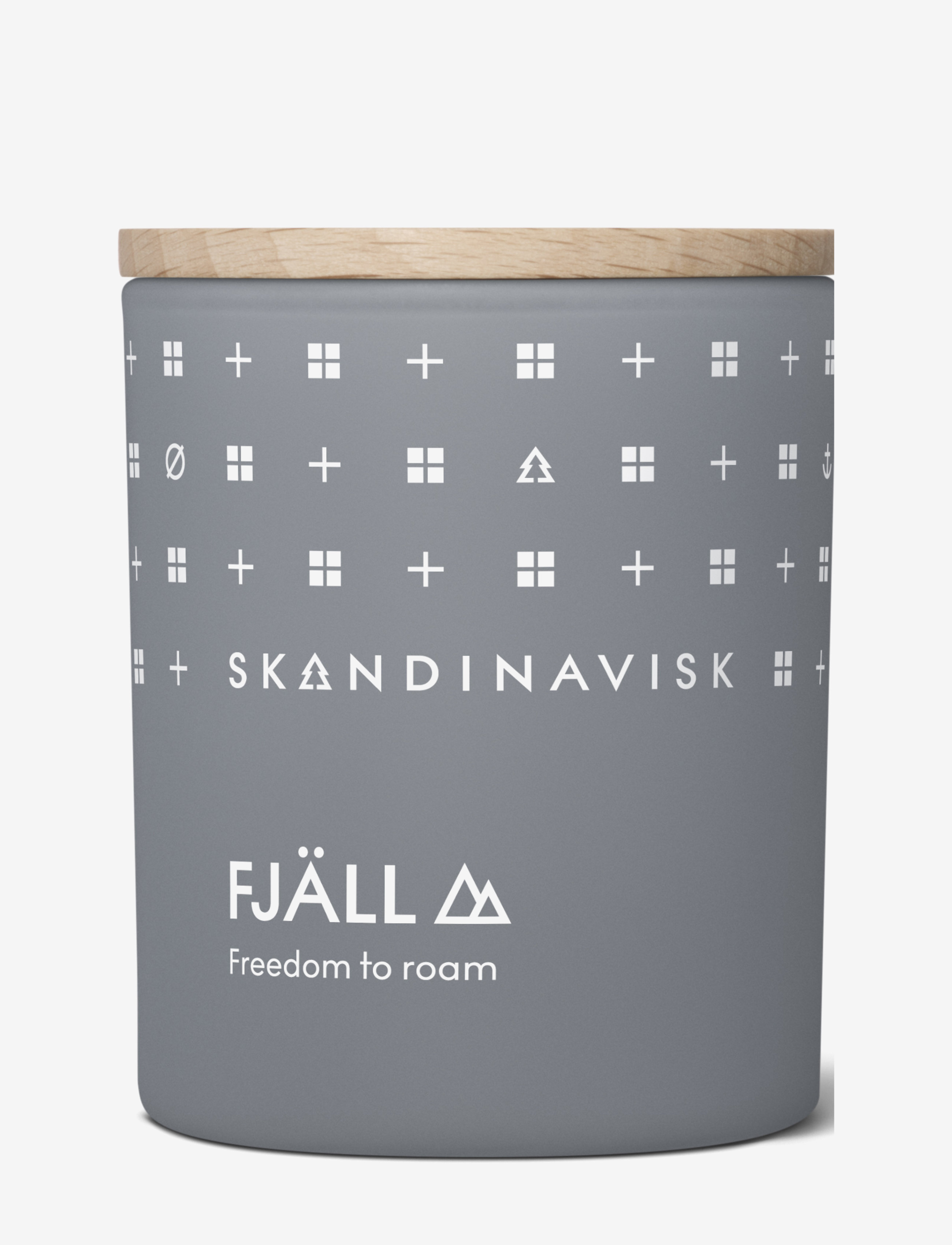 Skandinavisk Fjäll Scented Candle 65G, Scented Candles, Grå, Str: 65 g