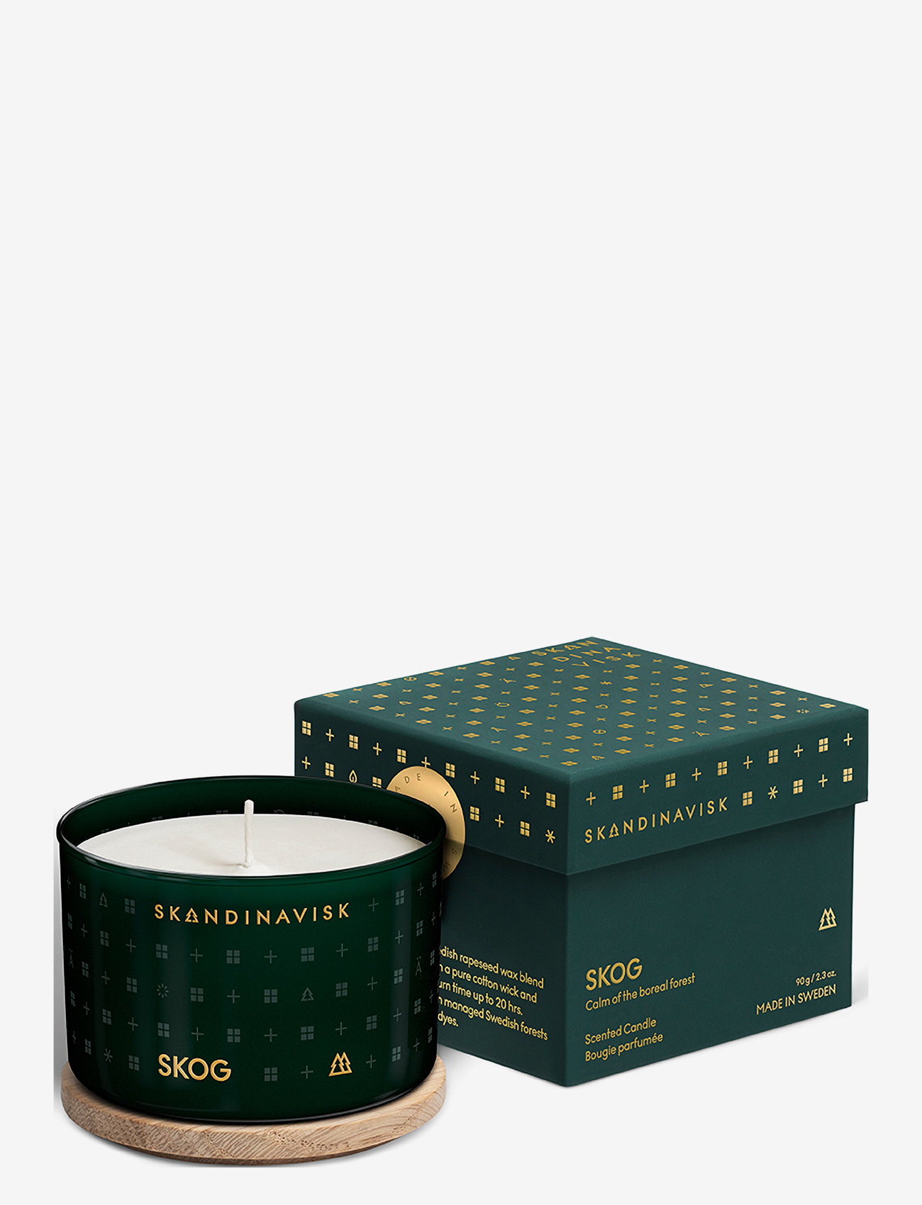 Skandinavisk - SKOG Scented Candle 90g - above 500kr - forest green - 3