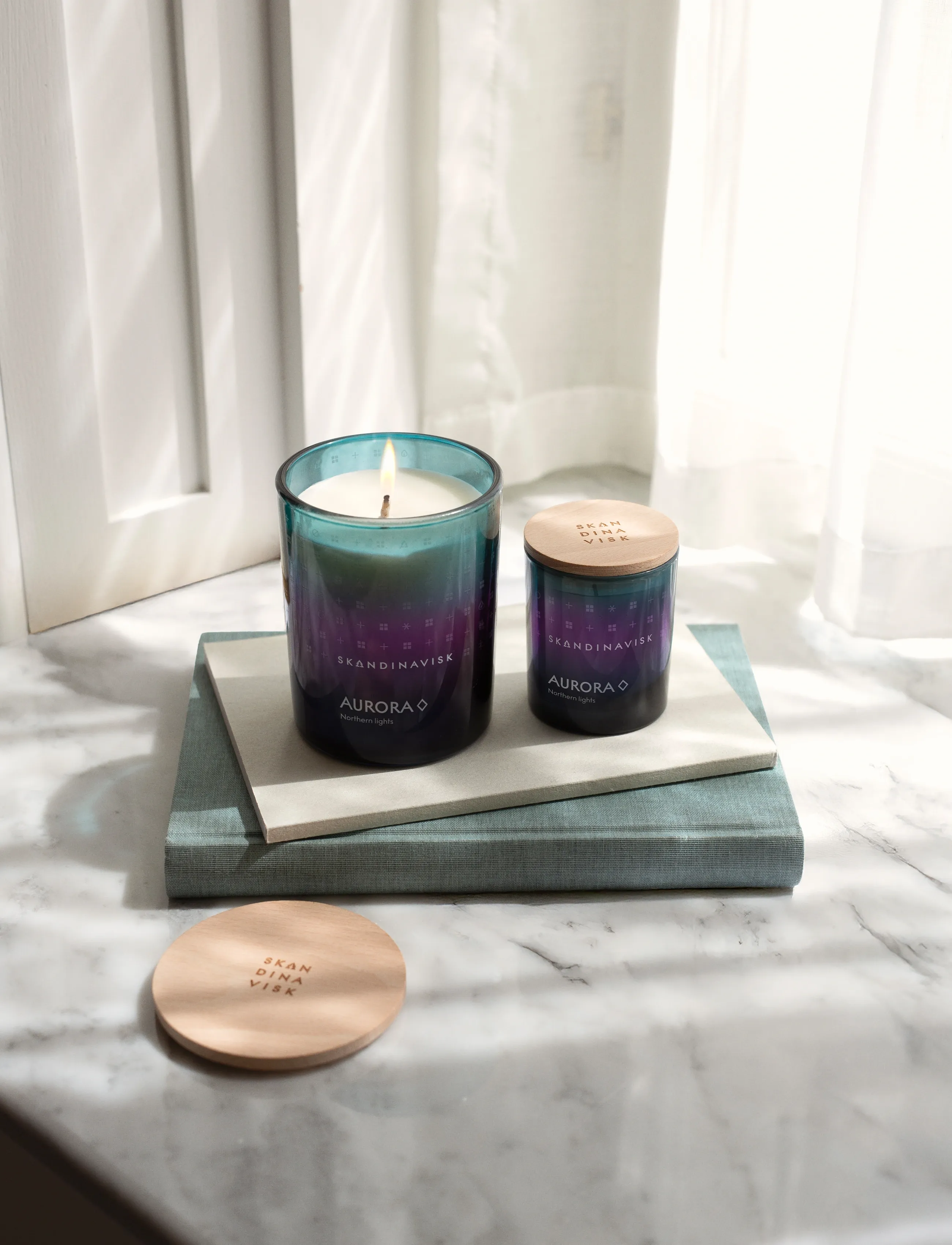 Skandinavisk Aurora Scented Candle, 65 G, Purple, Hjem > Duftlys, Dame