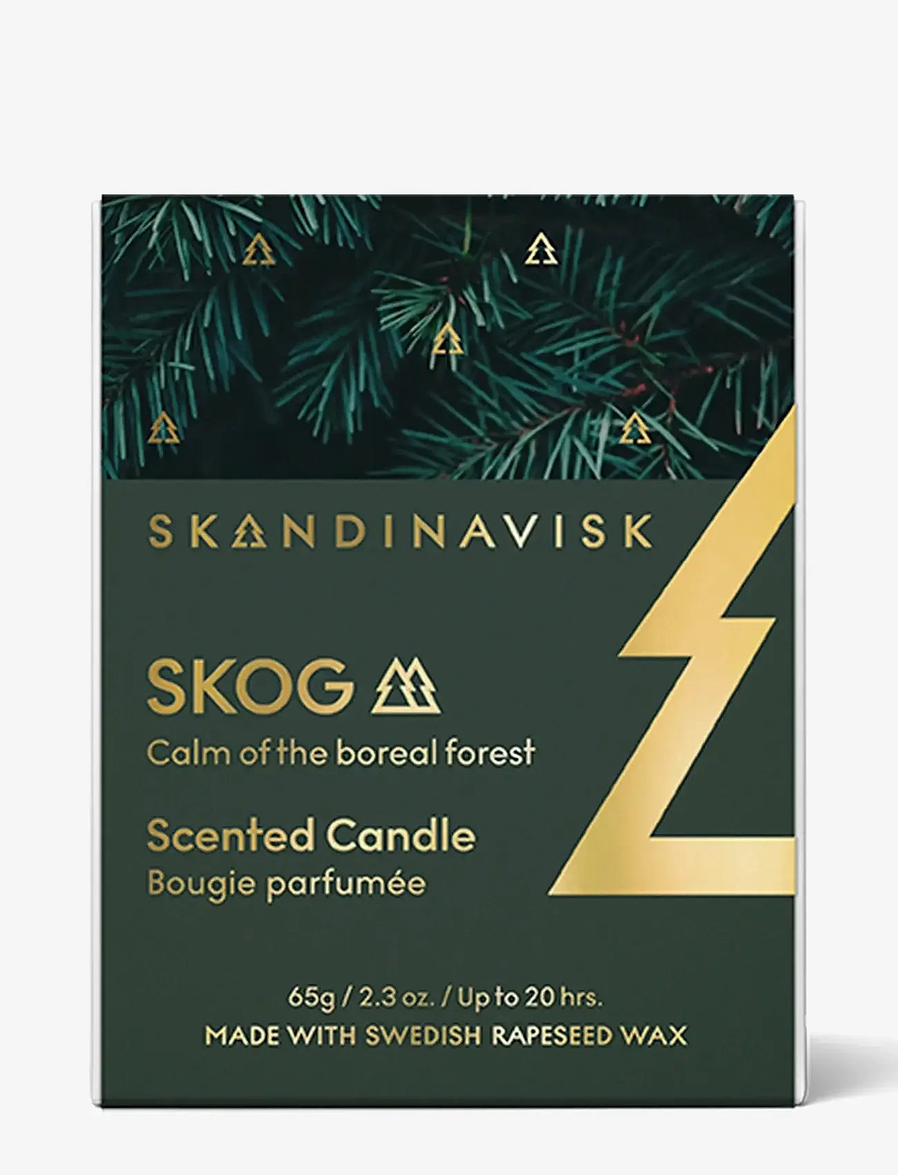 Skandinavisk - SKOG Special Gold Edition Scented Candle - mellem 200-500 kr - forest green - 3