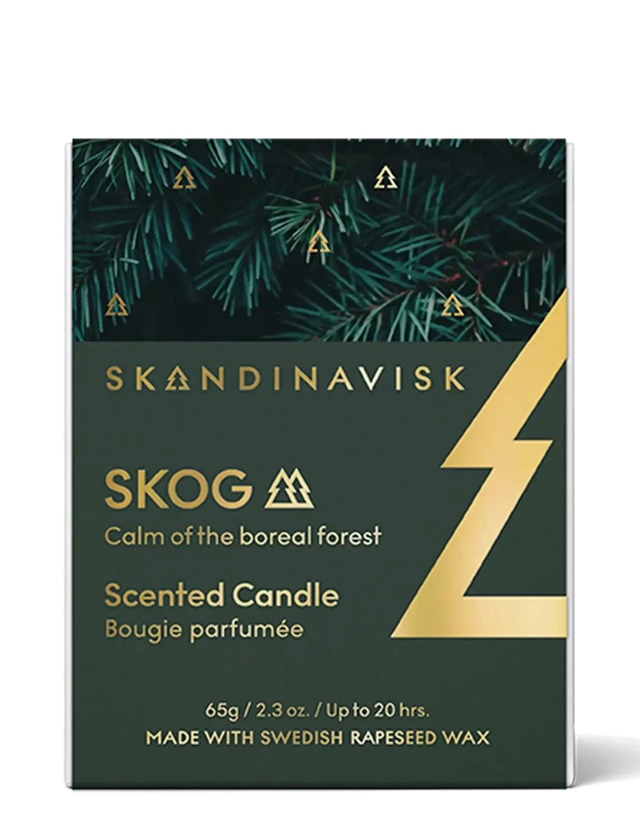 Skandinavisk - SKOG Special Gold Edition Scented Candle - mellem 200-500 kr - forest green - 3