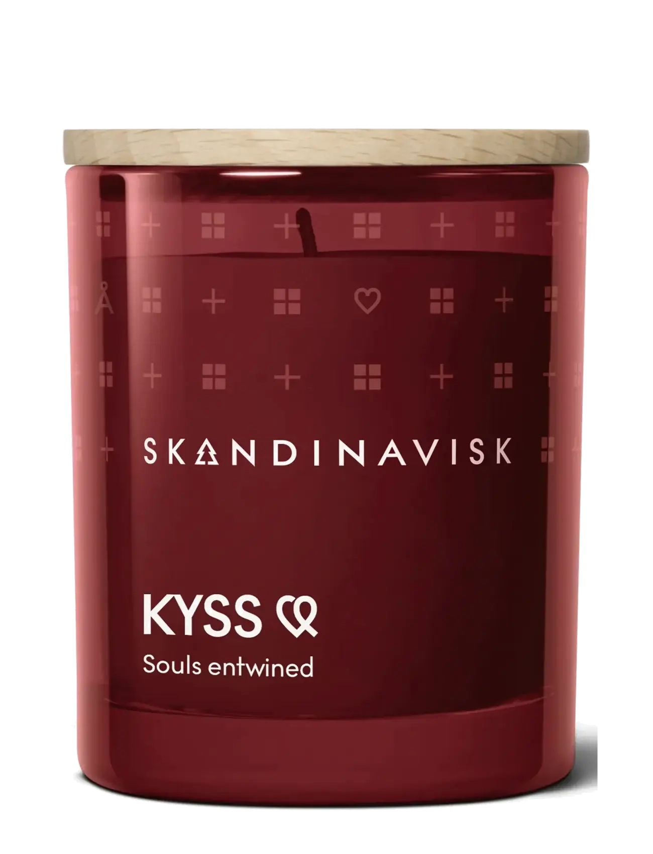Skandinavisk - KYSS Scented Candle 65g - under 200 kr - warm love red - 2