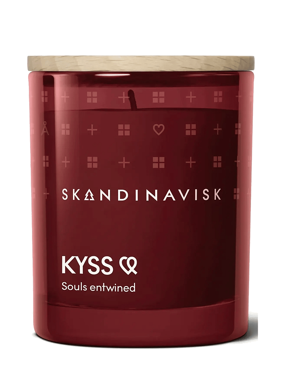 Skandinavisk - KYSS Scented Candle 65g - above 500kr - warm love red - 2