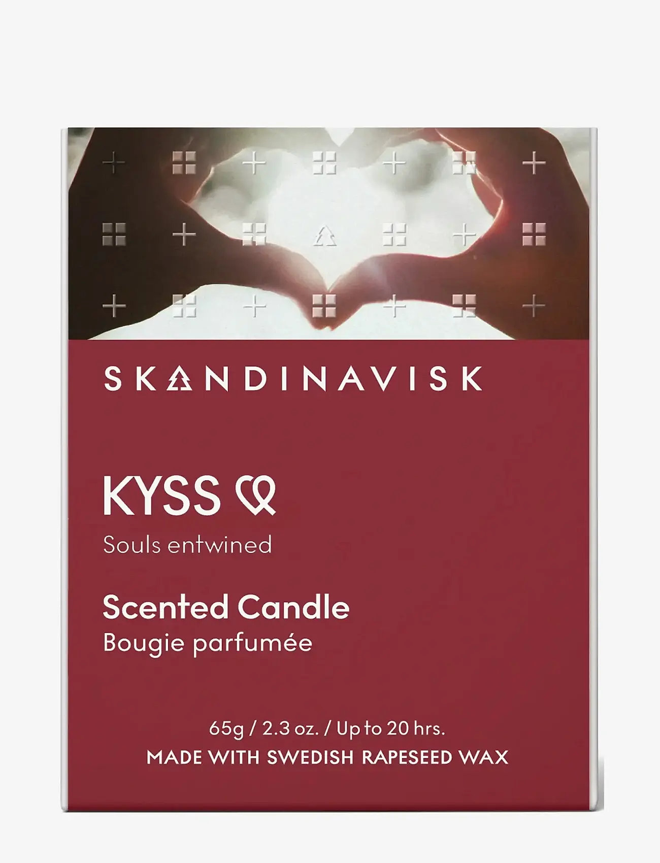 Skandinavisk - KYSS Scented Candle 65g - under 200 kr - warm love red - 3