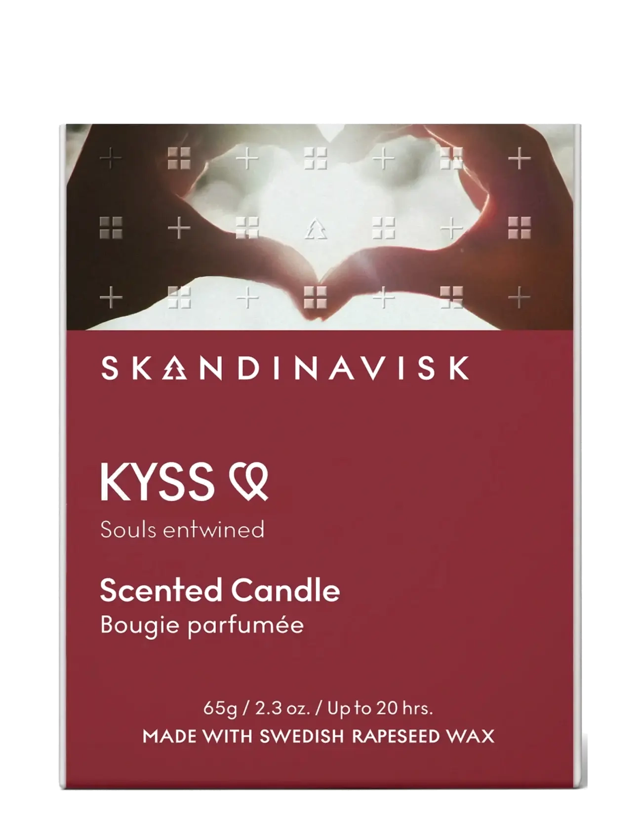Skandinavisk - KYSS Scented Candle 65g - under 200 kr - warm love red - 3