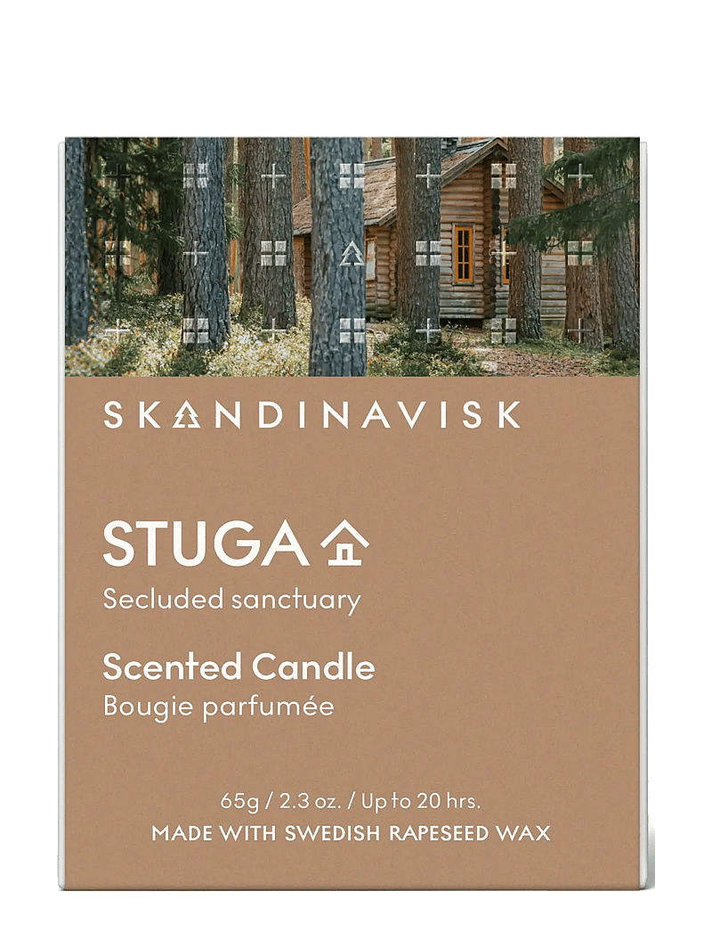 Skandinavisk - STUGA Scented Candle 65g - above 500kr - auburn woods - 2