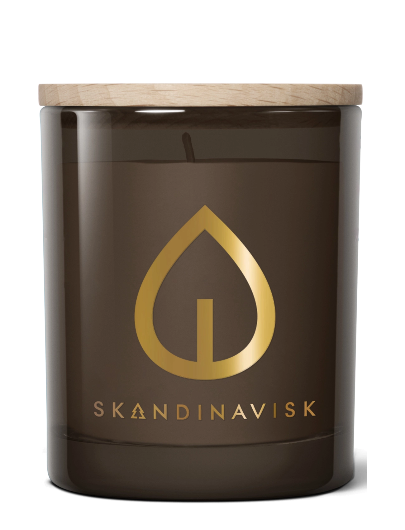 Skandinavisk HYGGE Gold Symbol Scented Candle - Hemmaspa - CAMEL BROWN / brown