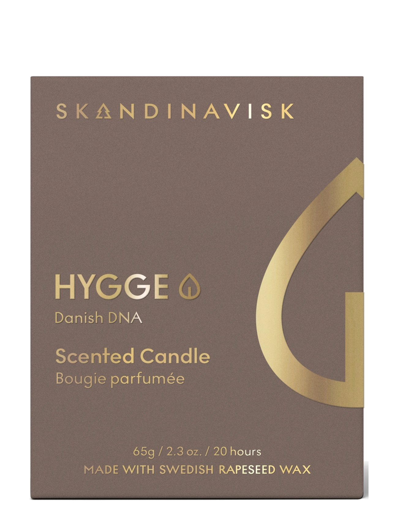 Skandinavisk - HYGGE Gold Symbol Scented Candle - mellan 200-500 kr - camel brown - 2