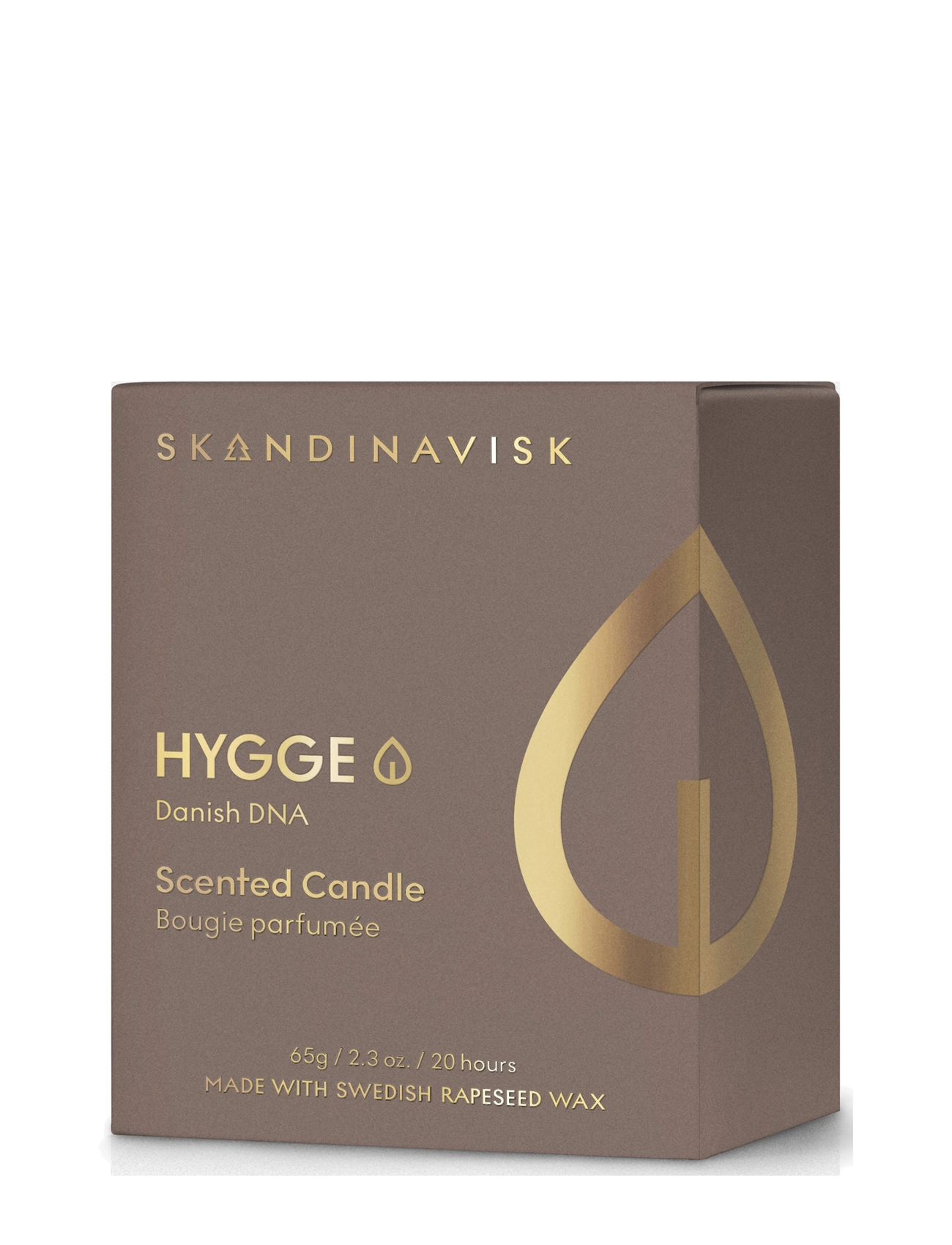 Skandinavisk - HYGGE Gold Symbol Scented Candle - mellan 200-500 kr - camel brown - 2
