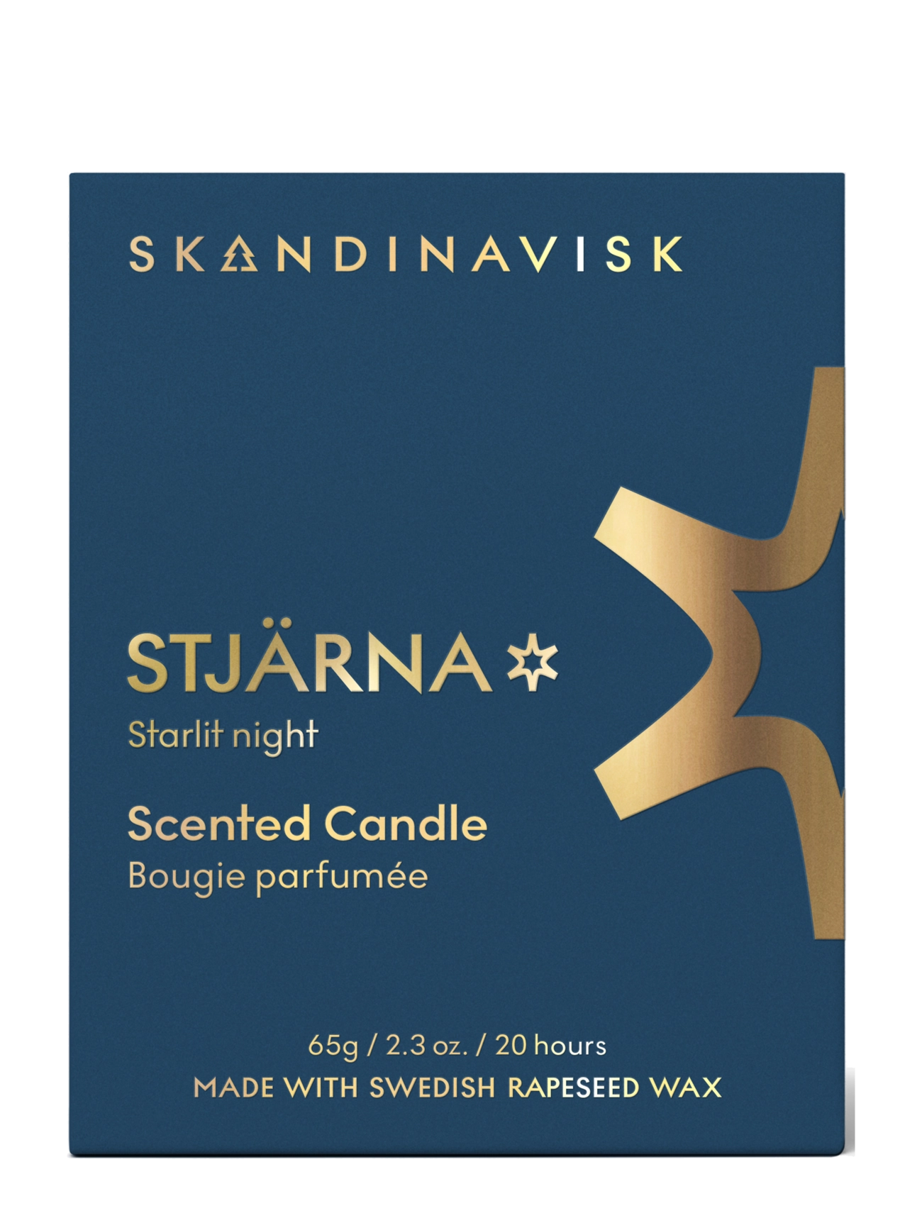 Skandinavisk - STJÄRNA Gold Symbol Scented Candle 65g - above 500kr - midnight blue - 2
