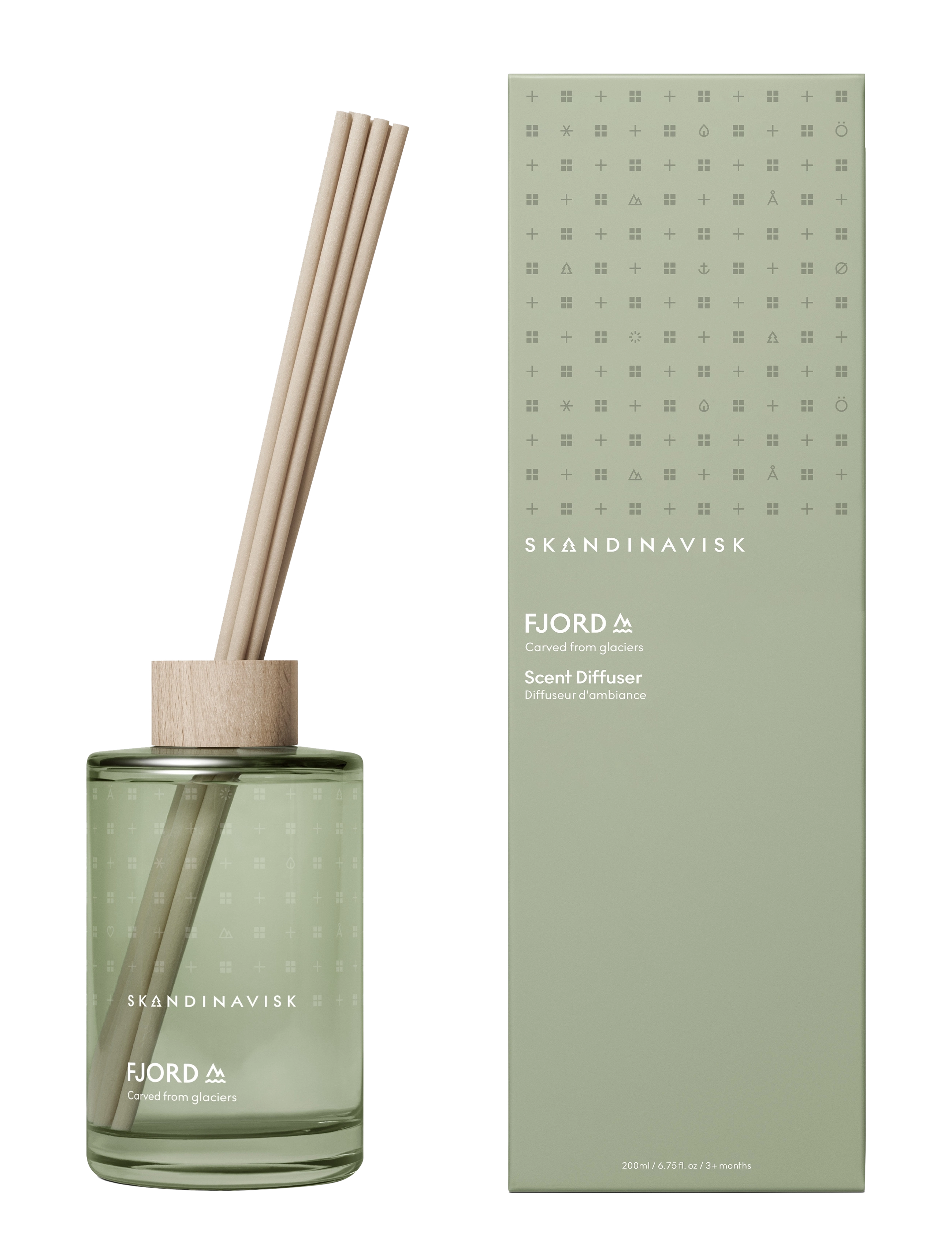 Skandinavisk Scent Diffuser Fjord, Duftdiffuser, Grøn, Str: 200 ml